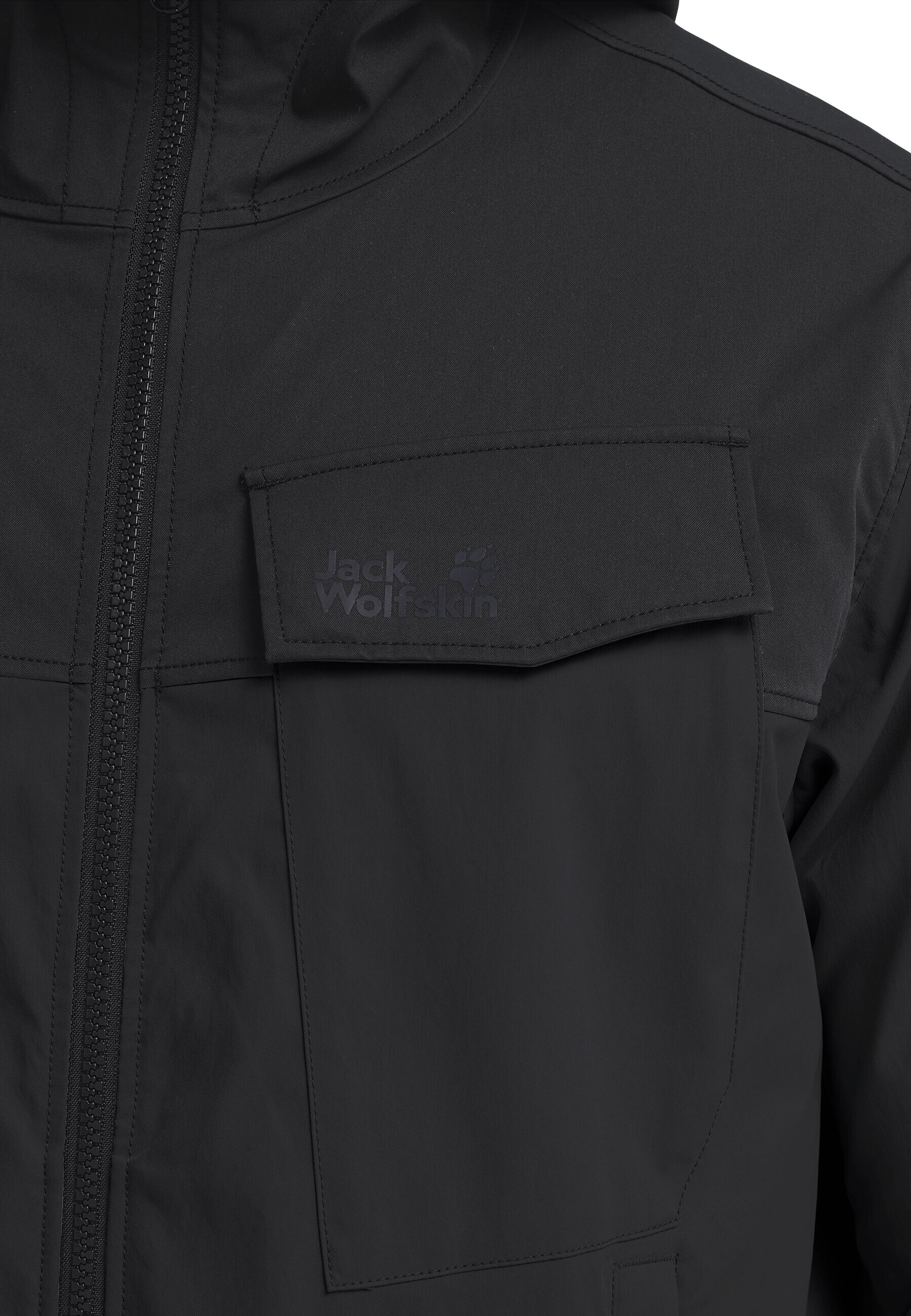 Ветровка мужская Jack Wolfskin Mahani Jkt M A65897_6000 3XL черная фото 