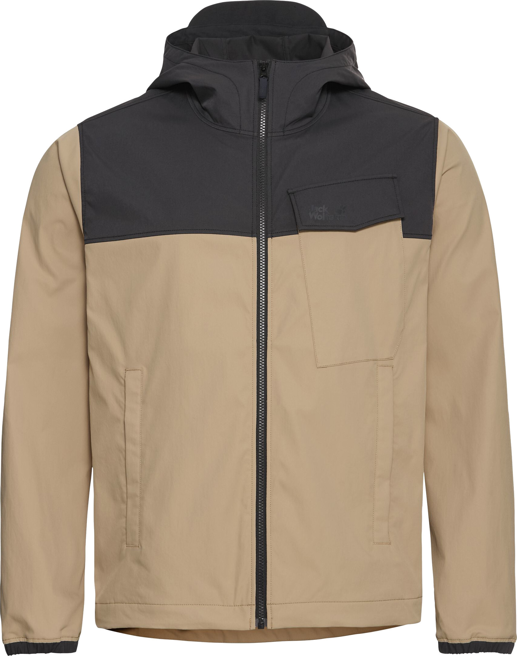 Вітровка чоловіча Jack Wolfskin Mahani Jkt M A65897_A0082 S бежевафото