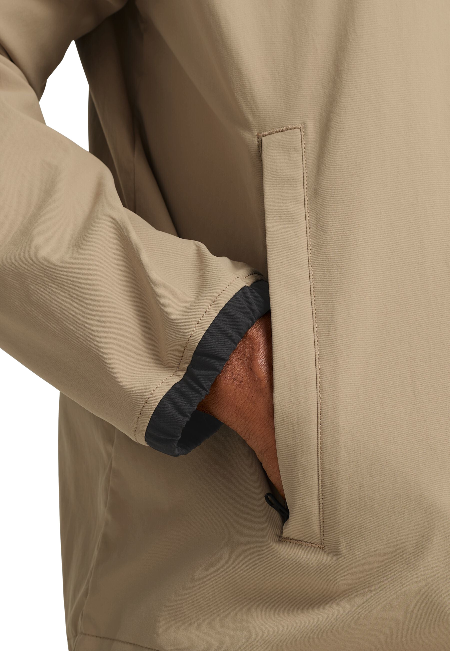 Вітровка чоловіча Jack Wolfskin Mahani Jkt M A65897_A0082 S бежевафото