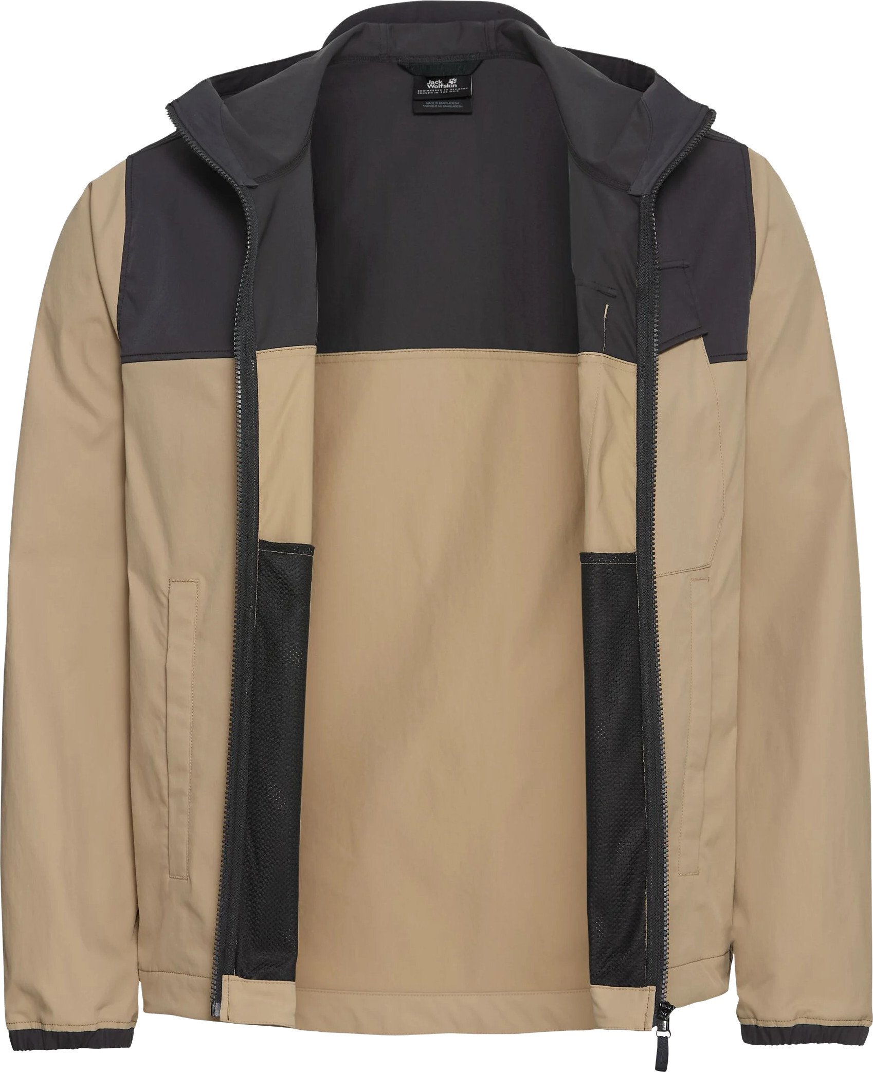 Вітровка чоловіча Jack Wolfskin Mahani Jkt M A65897_A0082 L бежевафото