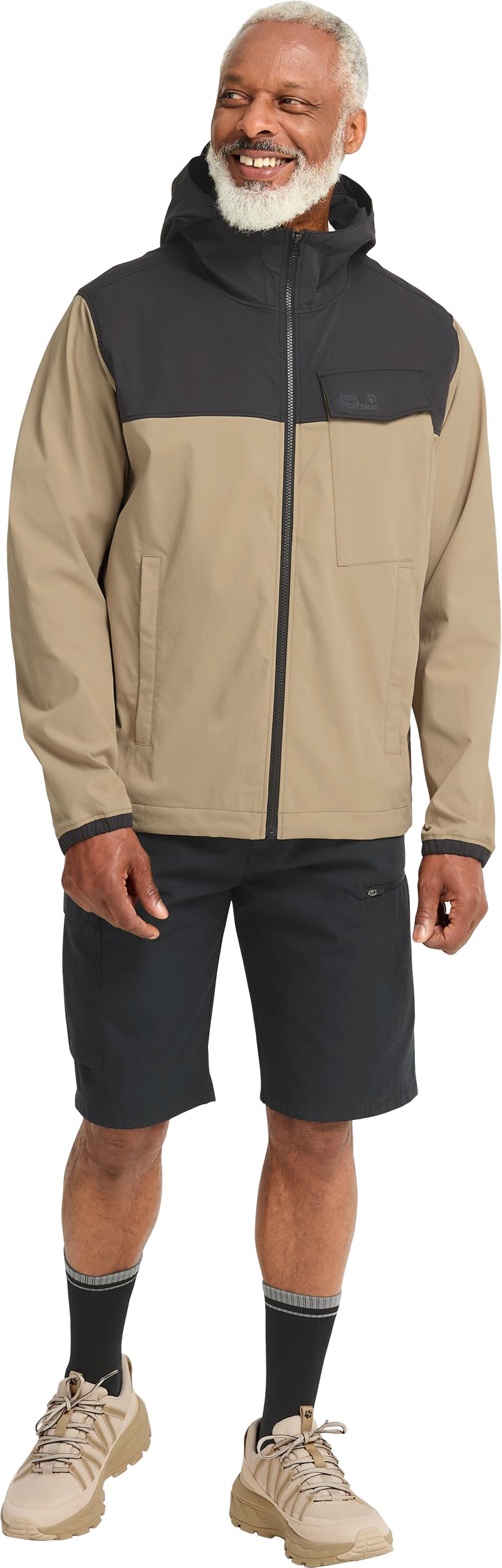 Вітровка чоловіча Jack Wolfskin Mahani Jkt M A65897_A0082 XL бежевафото