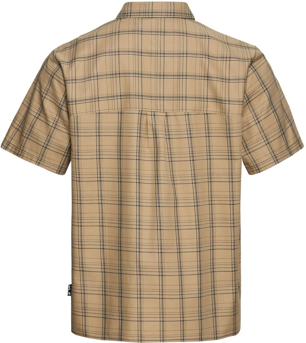 Сорочка з коротким рукавом чоловіча Jack Wolfskin Hot Trail Shirt M A65906_7778 3XL бежевафото