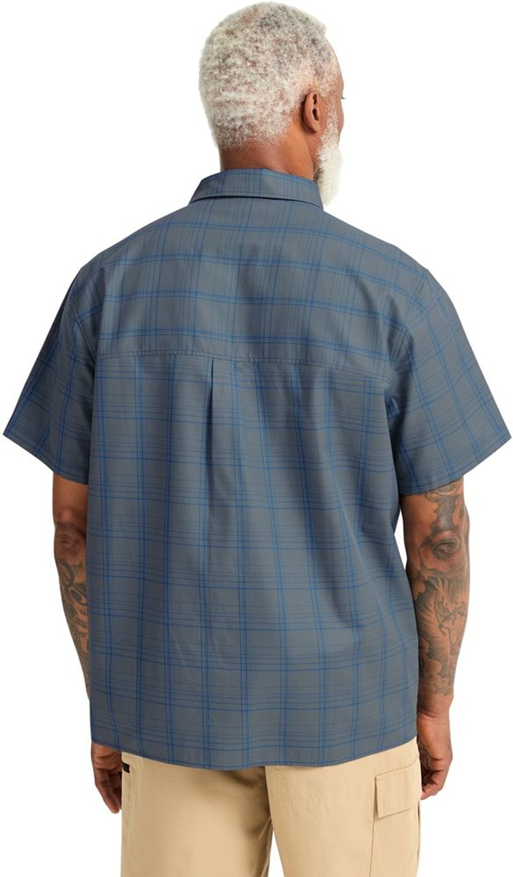 Сорочка з коротким рукавом чоловіча Jack Wolfskin Hot Trail Shirt M A65906_T0388 3XL синяфото