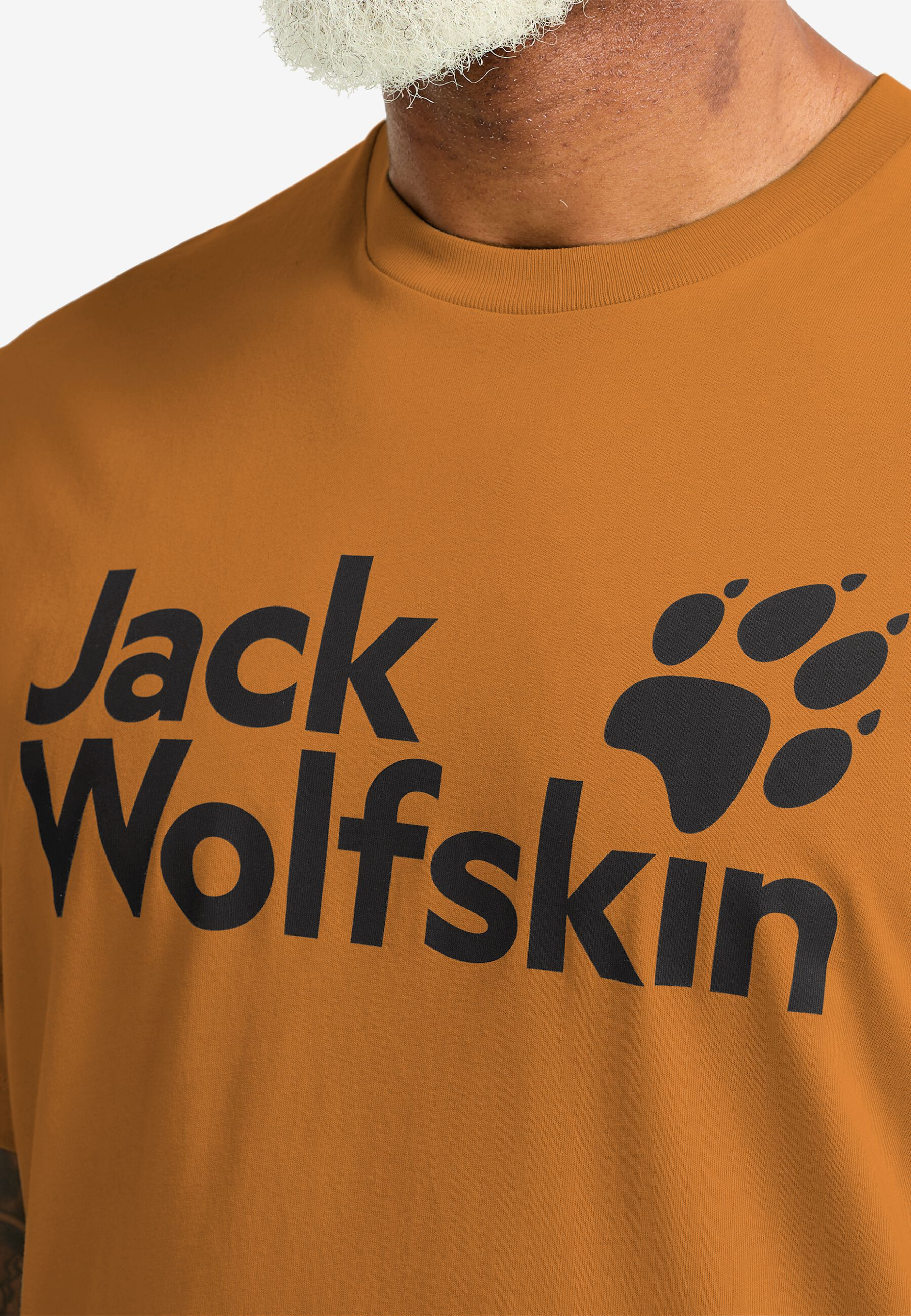 Футболка мужская Jack Wolfskin Brand T M A65910_T0448 L оранджевая фото 