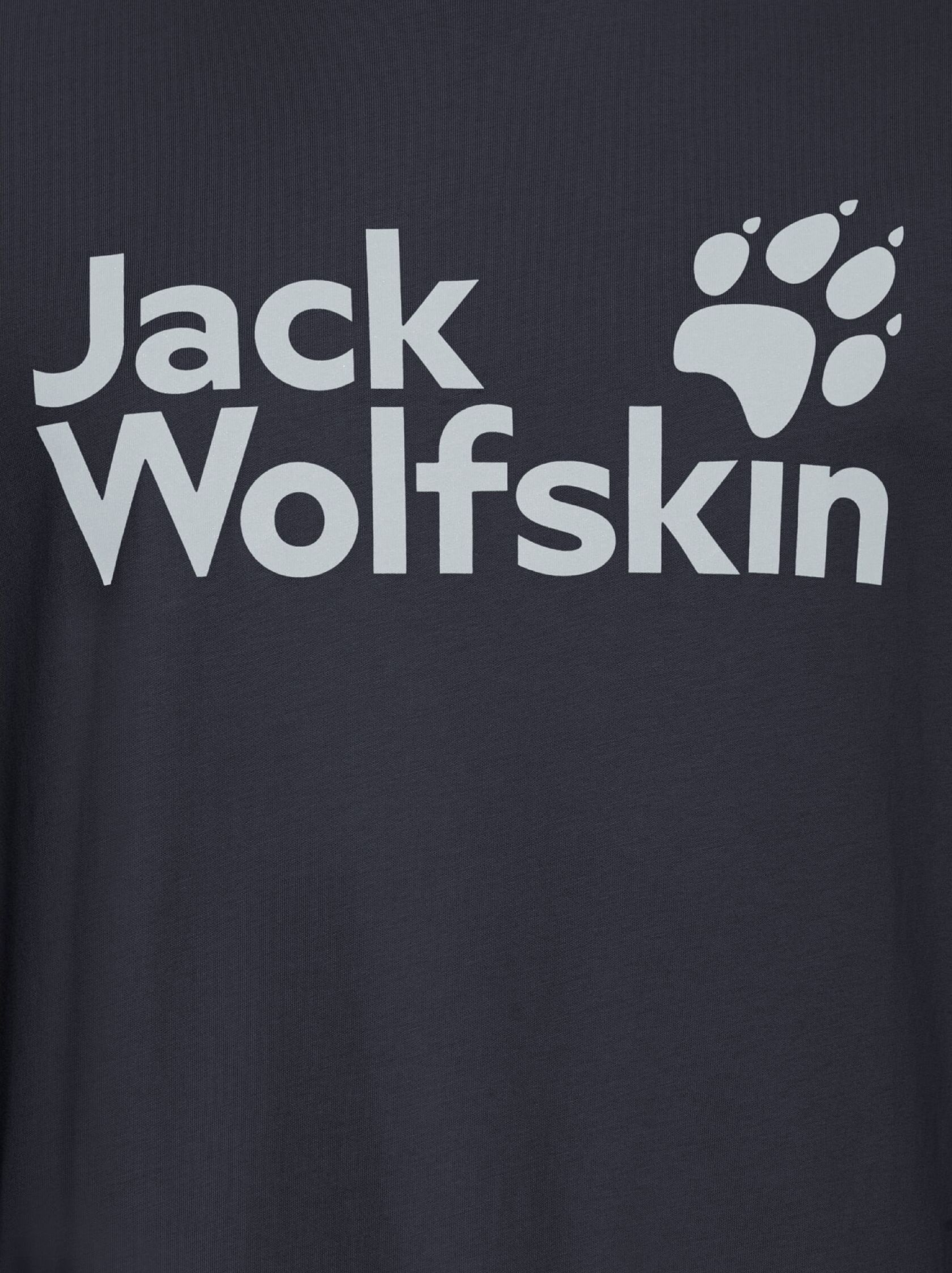 Футболка мужская Jack Wolfskin Brand T M A65910_T0450 L темно-синяя фото 