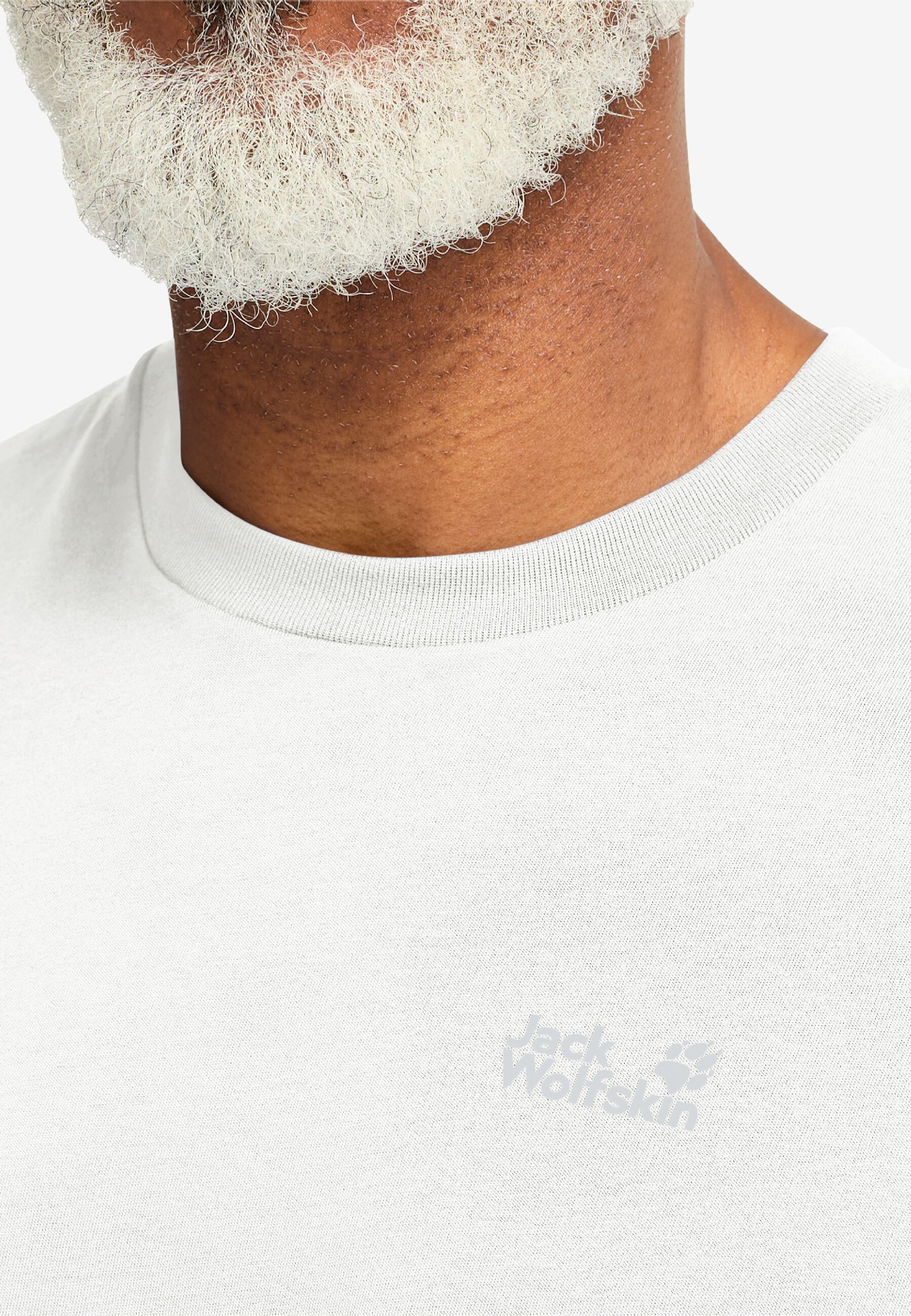 футболка мужская Jack Wolfskin Essential T M A65917_5488 3XL белая фото 