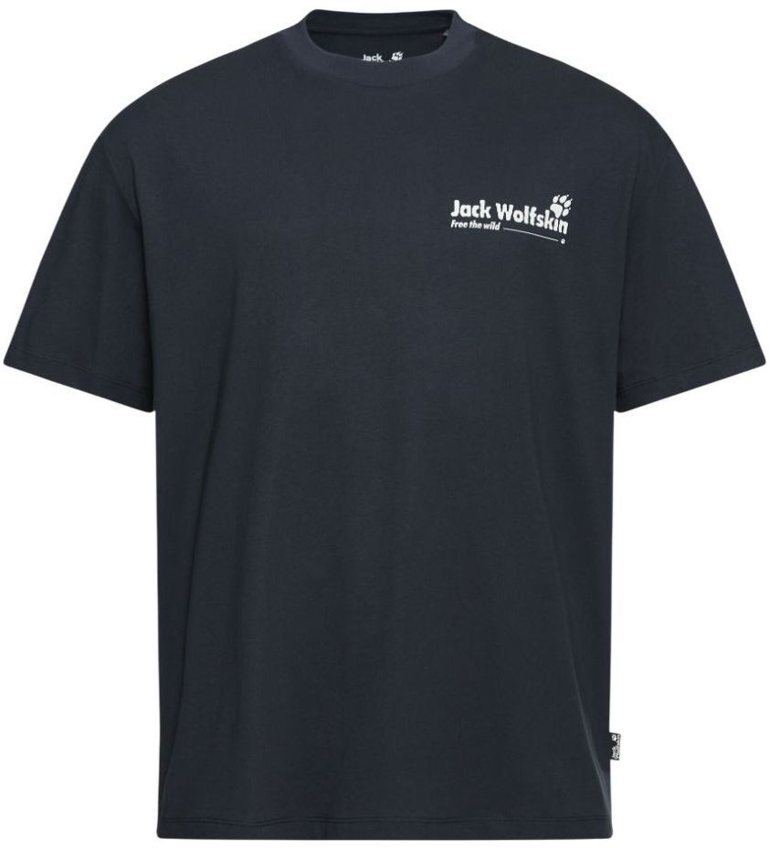 Футболка чоловіча Jack Wolfskin Confident T M A65919_T0532 M чорнафото