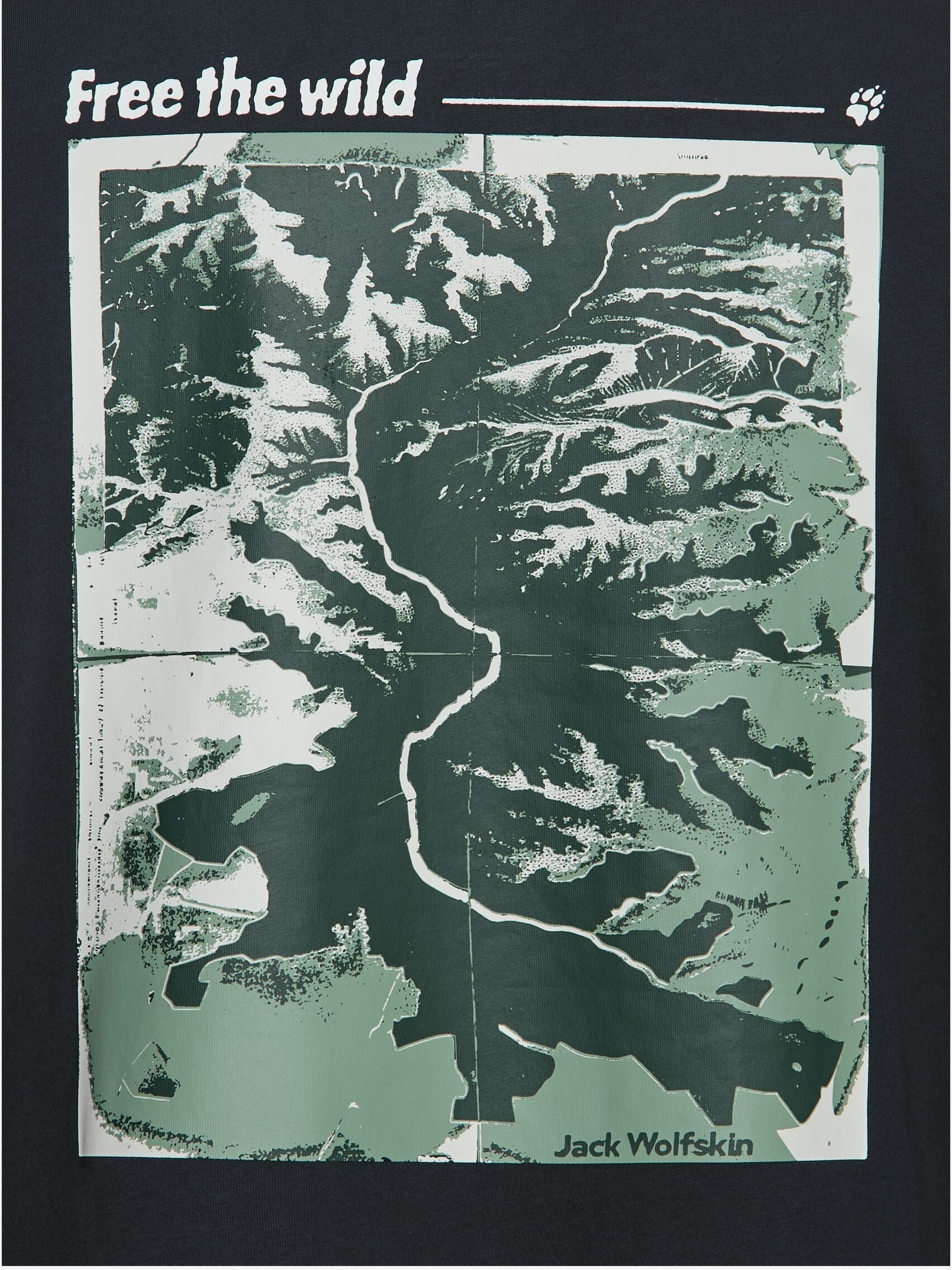 Футболка чоловіча Jack Wolfskin Confident T M A65919_T0532 M чорнафото