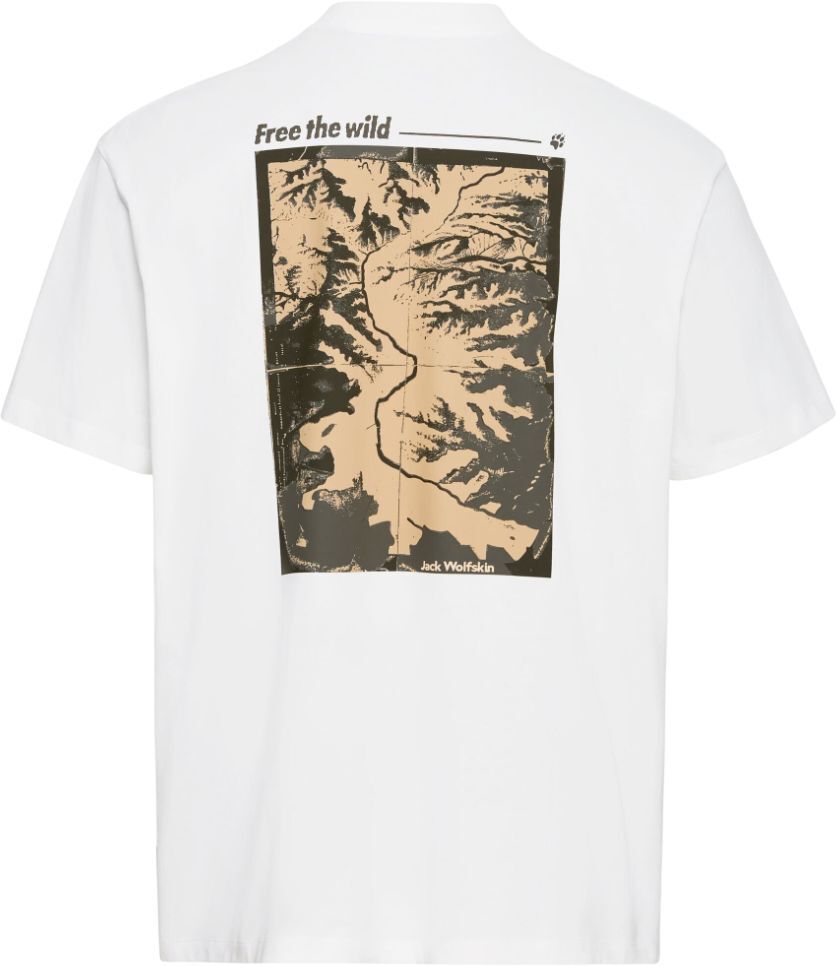 Футболка мужская Jack Wolfskin Confident T M A65919_T0538 2XL белая фото 