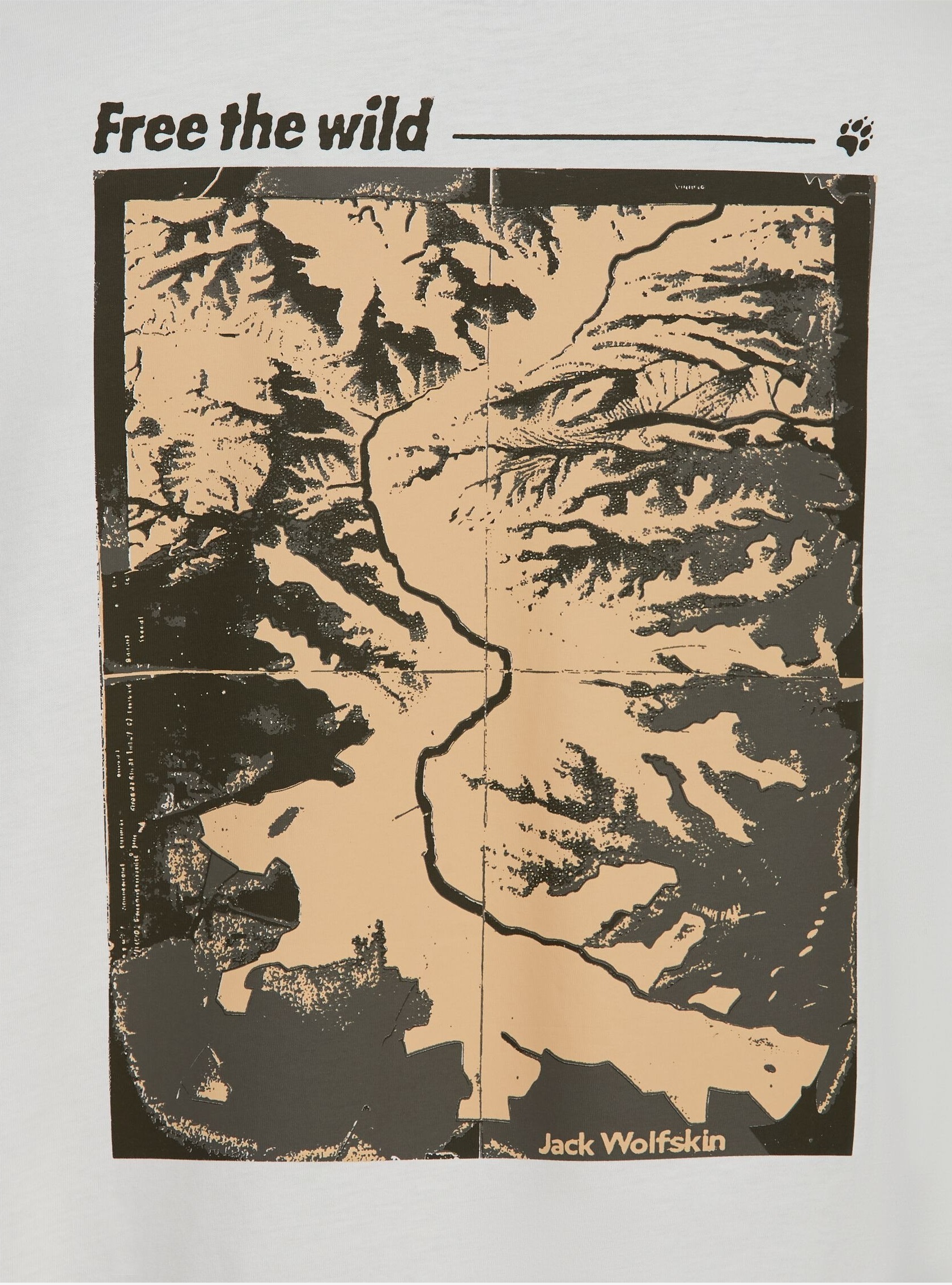 Футболка мужская Jack Wolfskin Confident T M A65919_T0538 S белая фото 