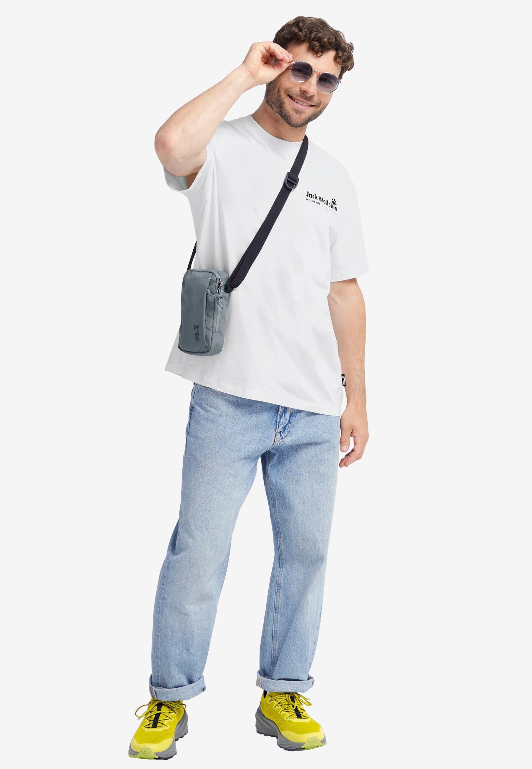 Футболка мужская Jack Wolfskin Confident T M A65919_T0538 L белая фото 