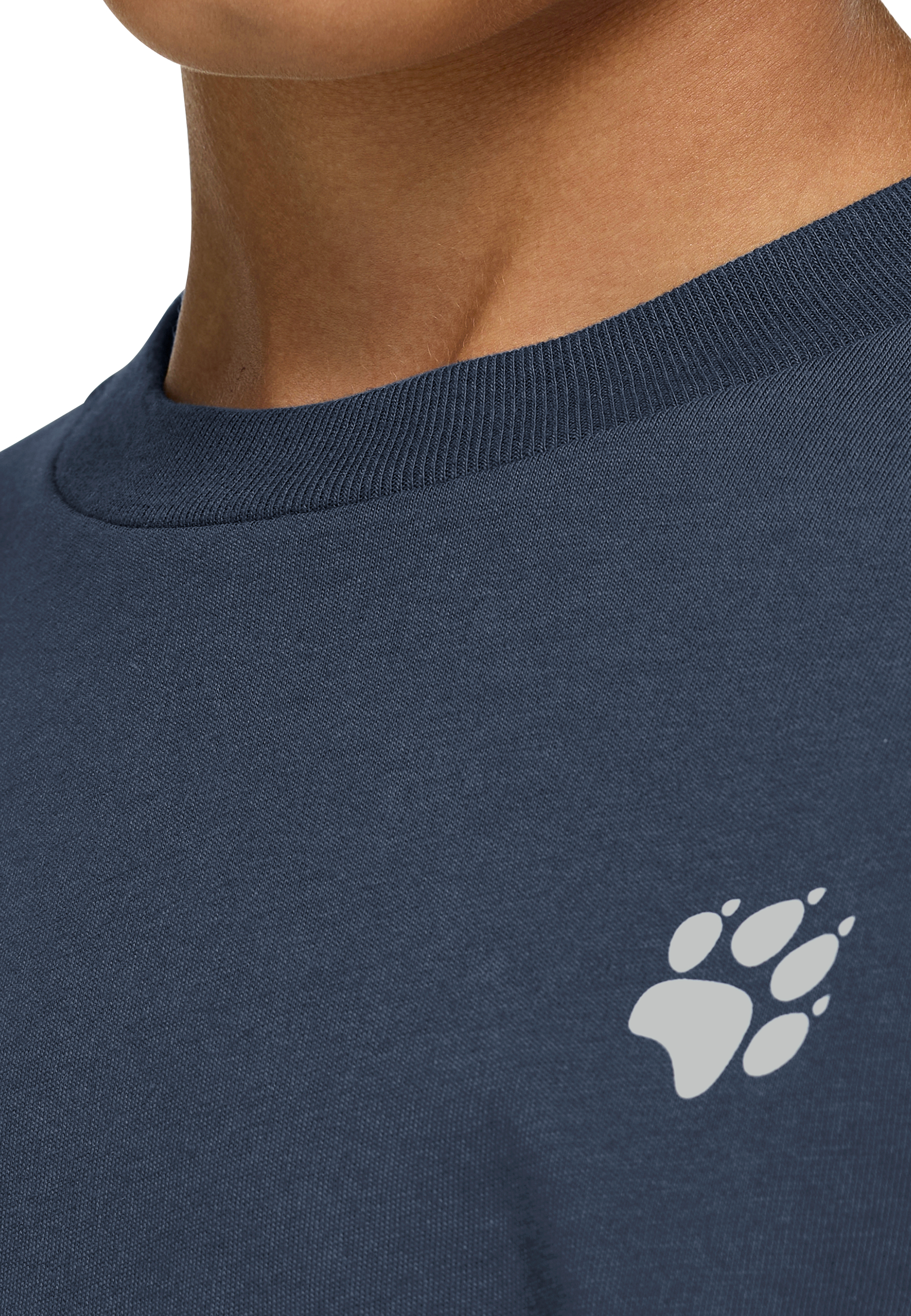 Футболка детская Jack Wolfskin Paw T K A65937_T0510 152 синяя фото 4