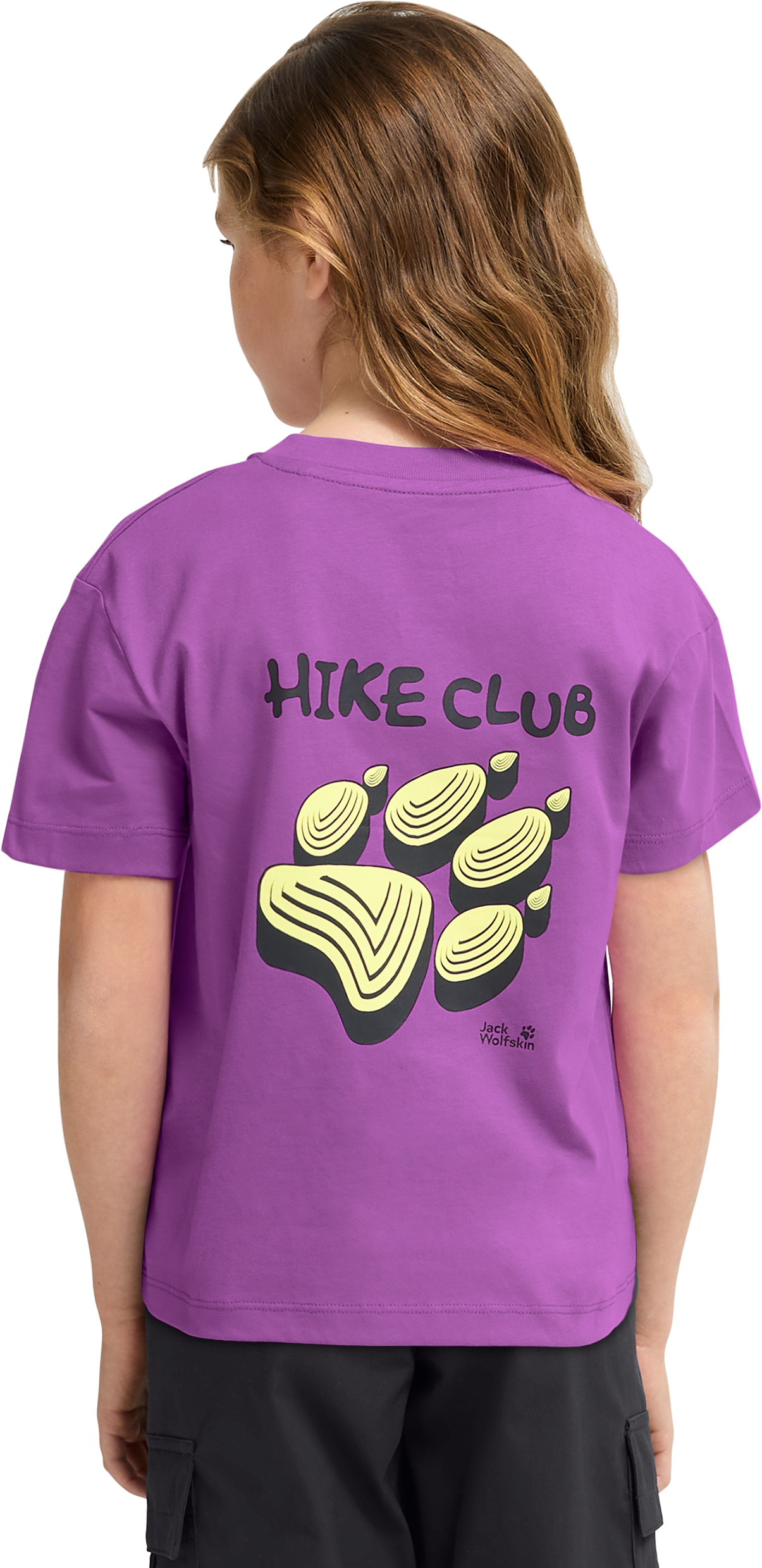 футболка дитяча Jack Wolfskin Print T K A65938_T0460 128 фіолетовафото4