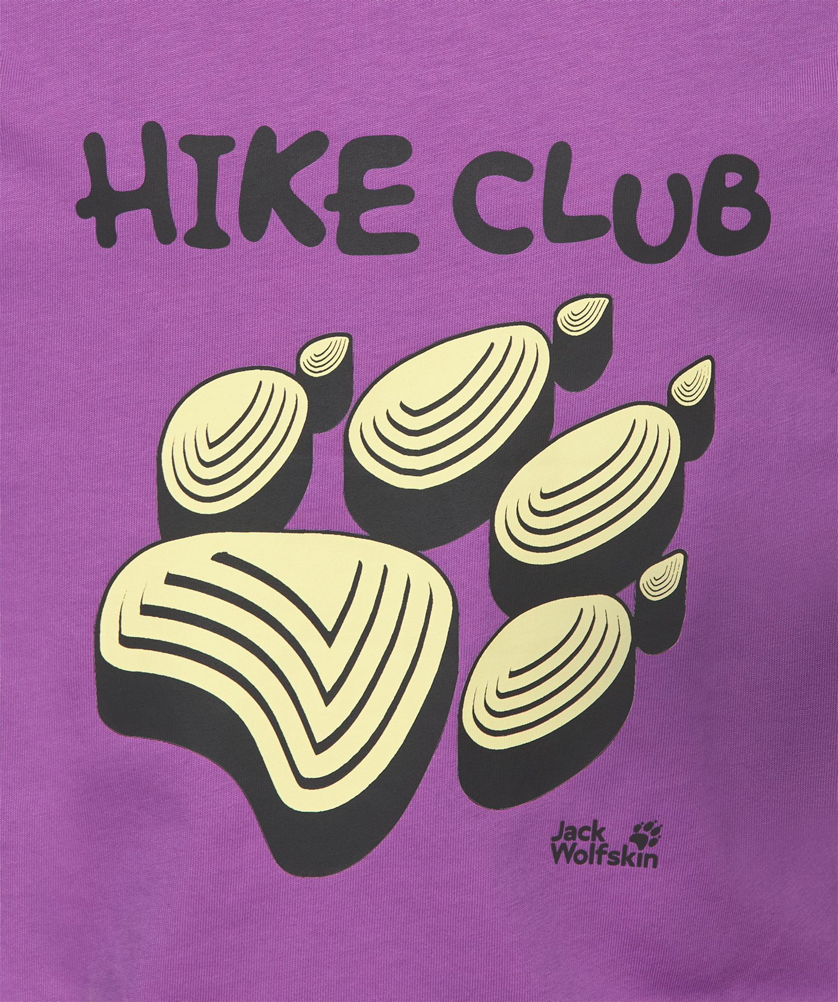 футболка дитяча Jack Wolfskin Print T K A65938_T0460 140 фіолетовафото7