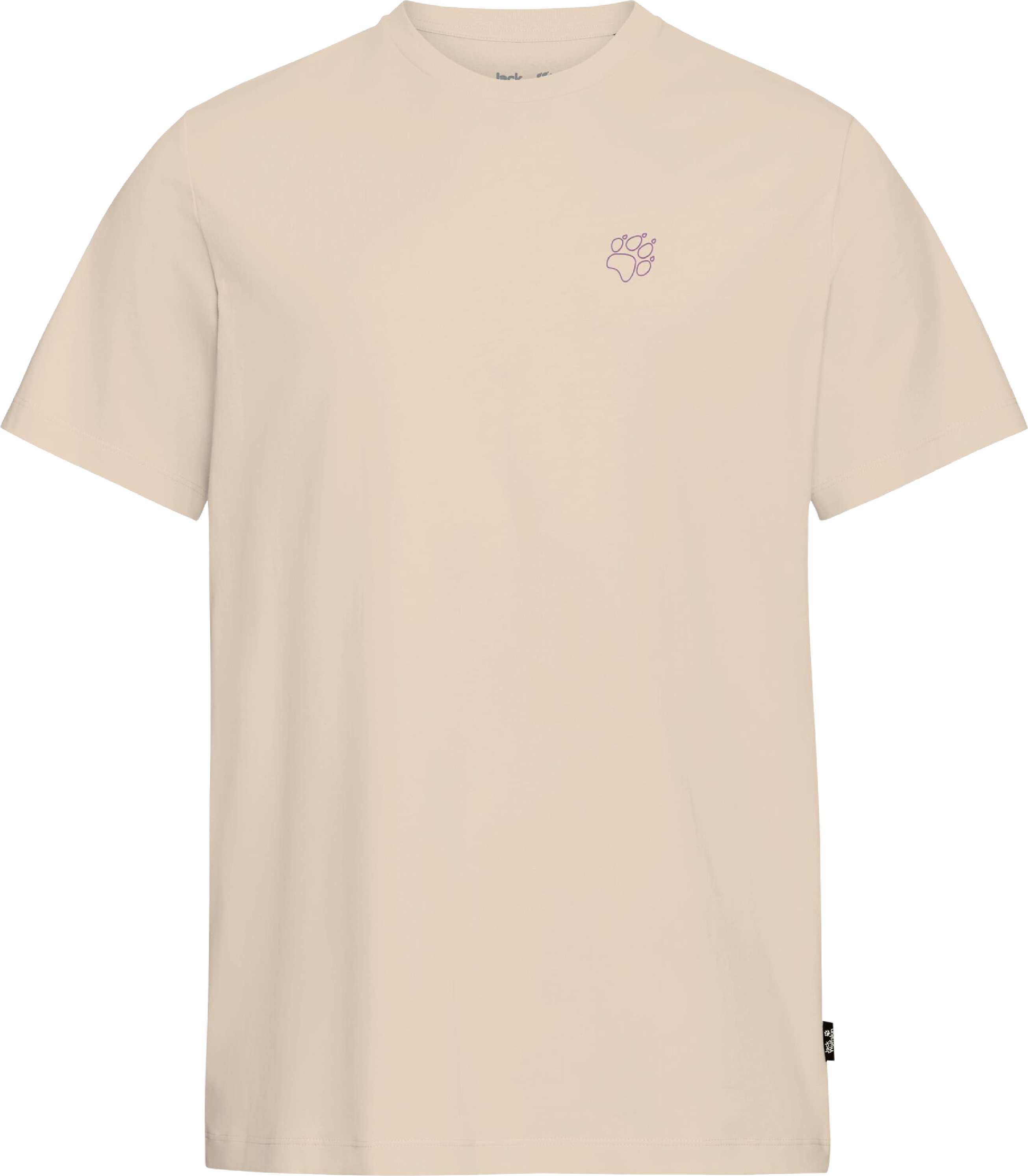 Футболка мужская Jack Wolfskin Celebrate The Paw T M A65915_T0526 L бежевая фото 