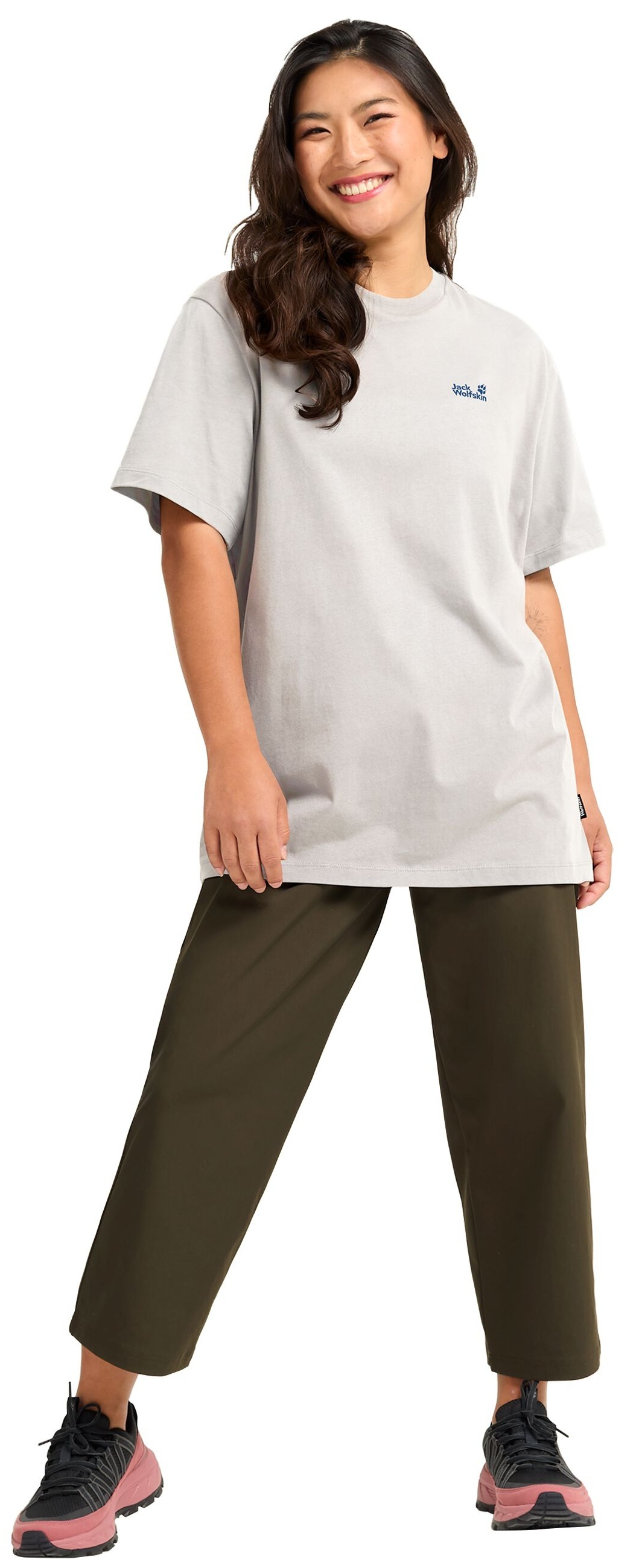 Футболка мужская Jack Wolfskin Live Wild T A66098_T0520 M белая фото 