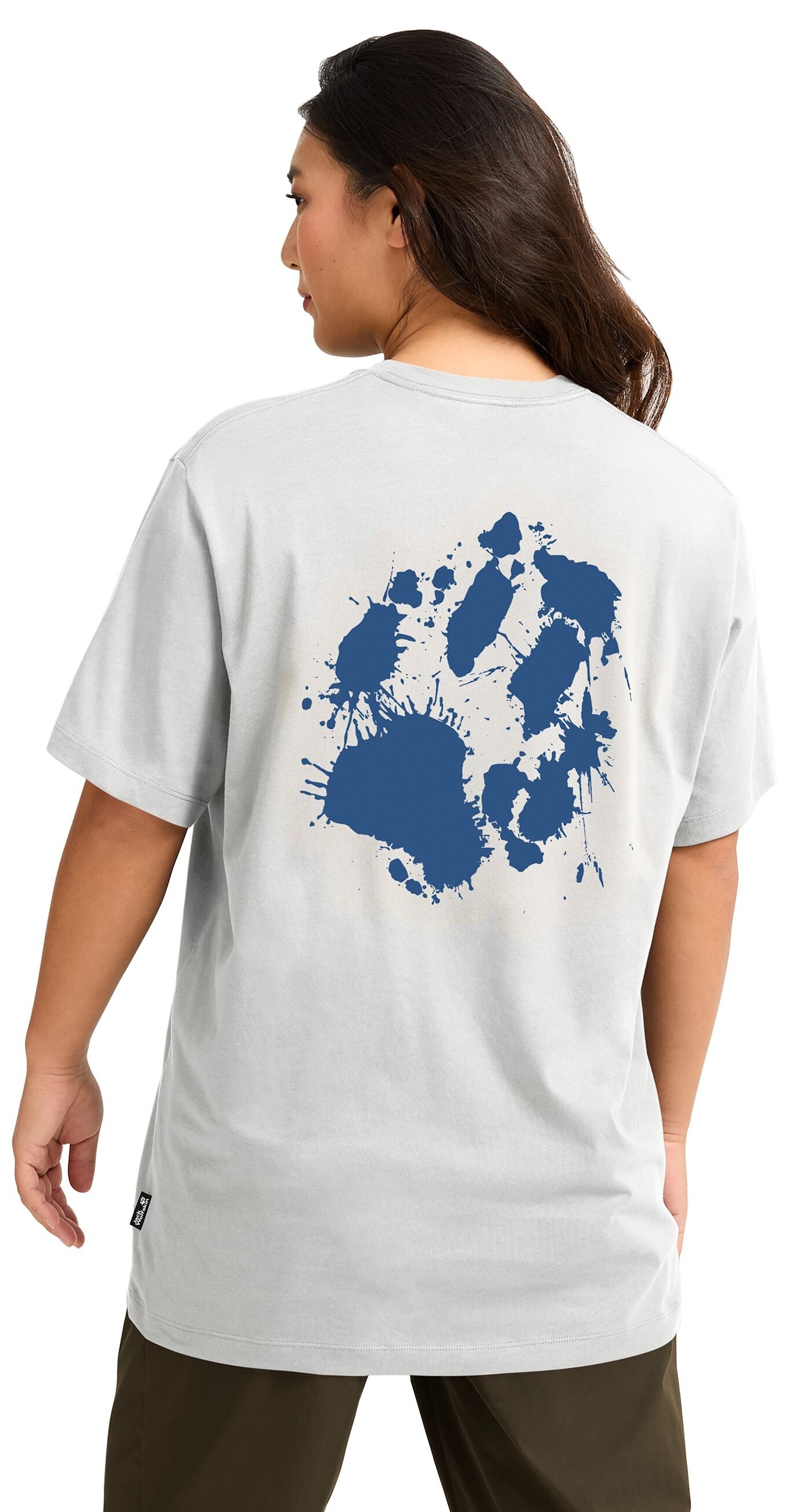 Футболка мужская Jack Wolfskin Live Wild T A66098_T0520 L белая фото 