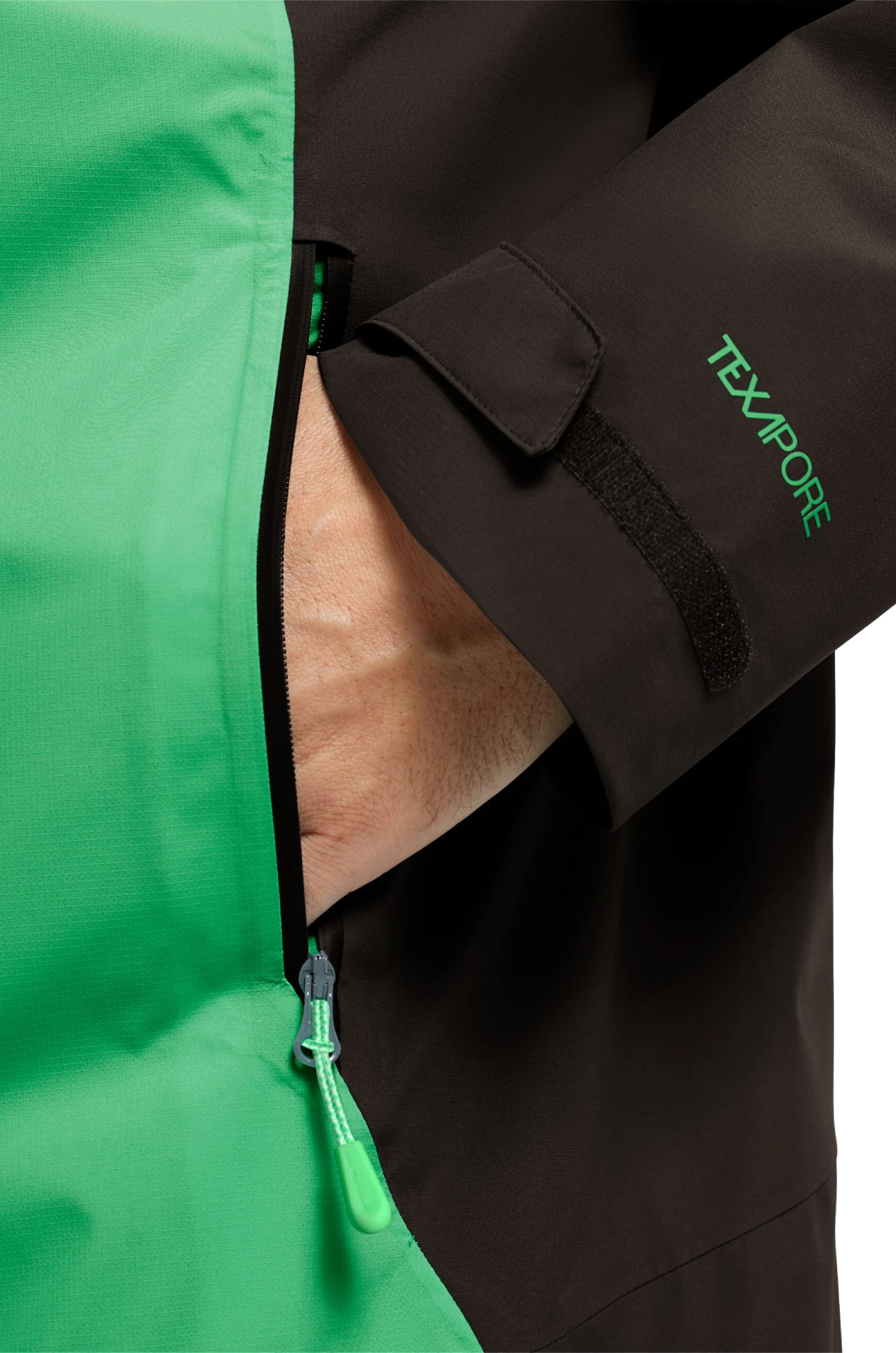 Ветровка мужская Jack Wolfskin Rainrush 2L Jkt M A65874_E0278 XL зеленая фото 