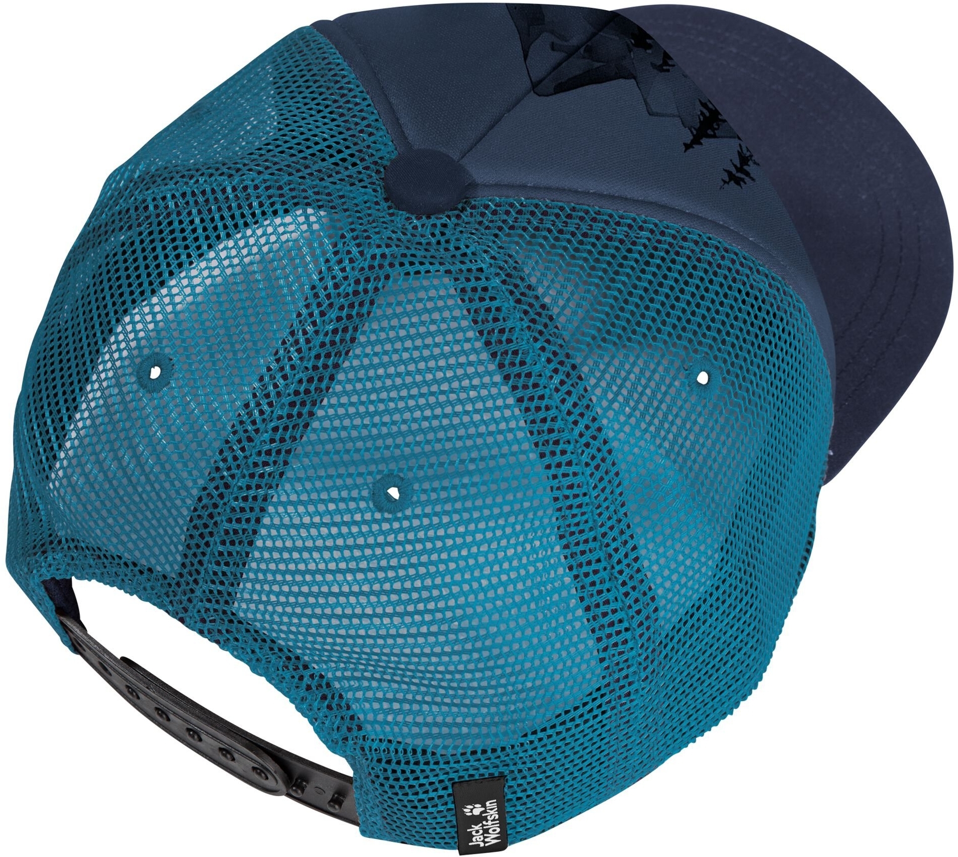 Кепка детская Jack Wolfskin Animal Mesh Cap K 1908565_T0396 темно-синяя фото 