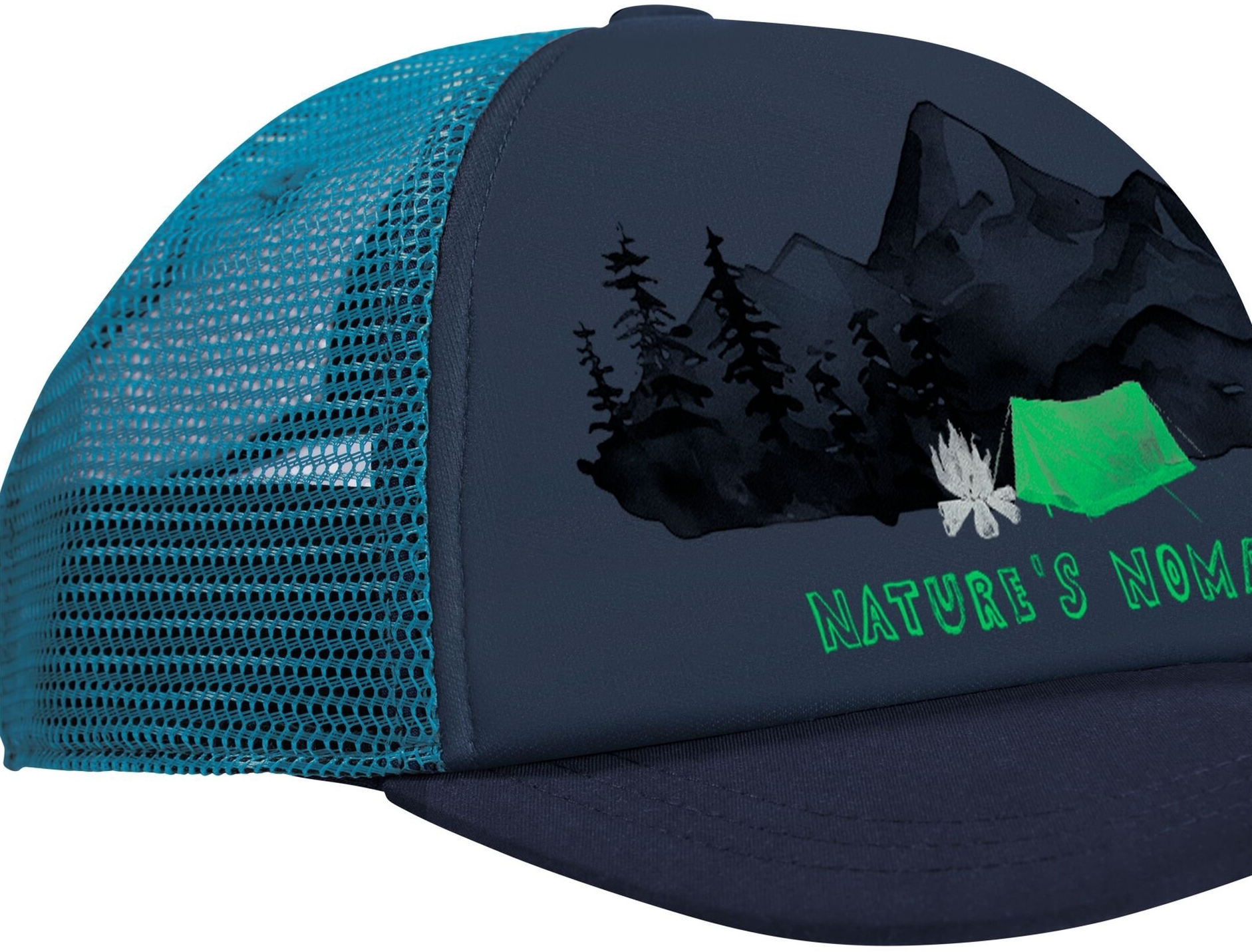 Кепка детская Jack Wolfskin Animal Mesh Cap K 1908565_T0396 темно-синяя фото 