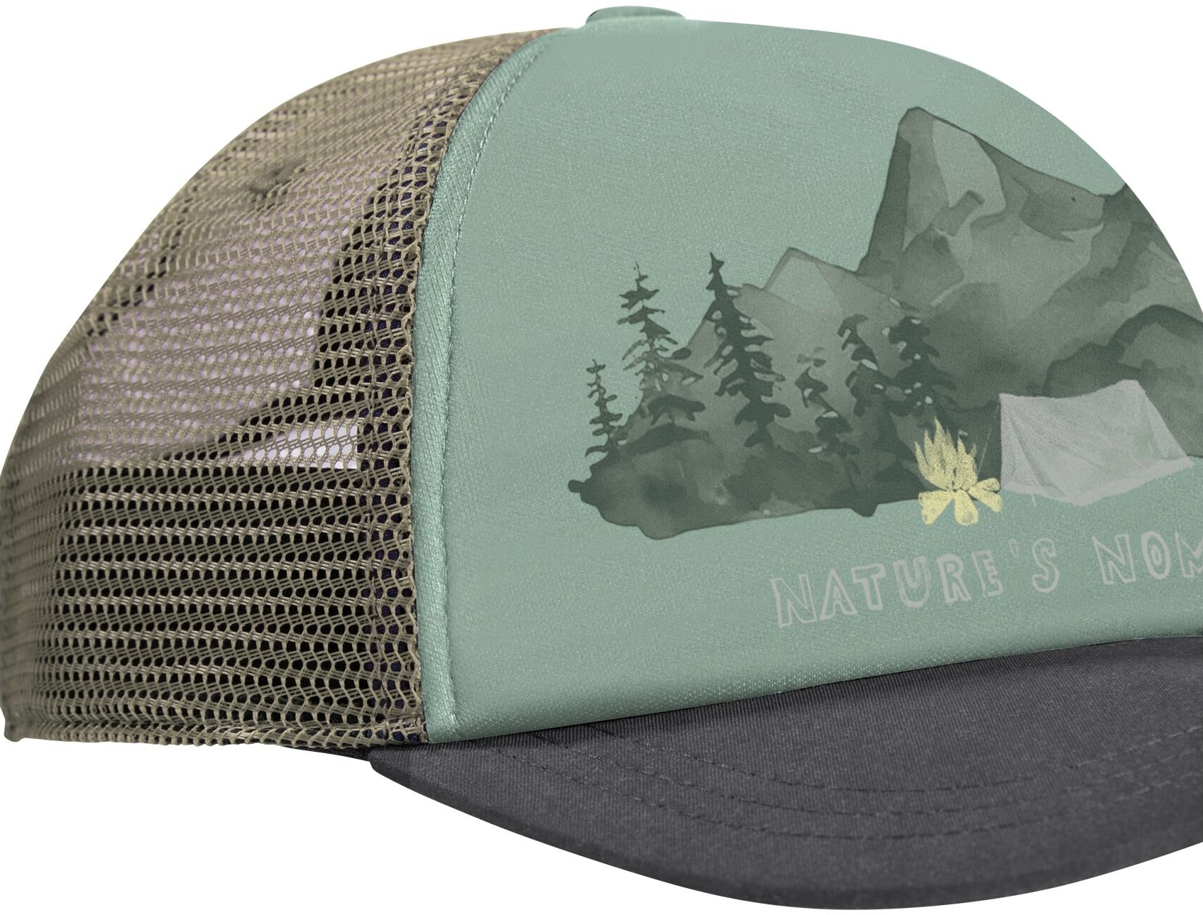 Кепка детская Jack Wolfskin Animal Mesh Cap K 1908565_T0546 зеленая фото 