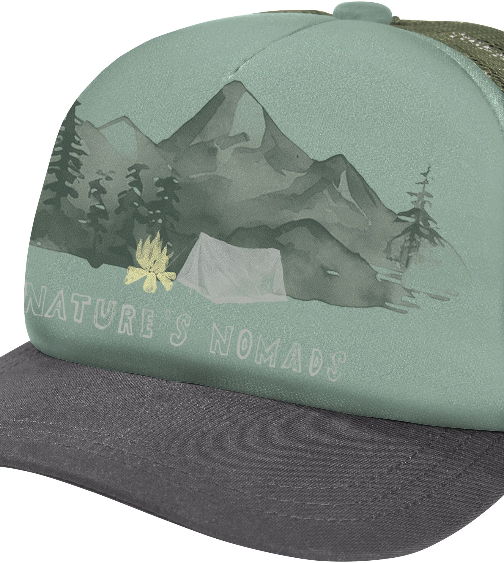 Кепка детская Jack Wolfskin Animal Mesh Cap K 1908565_T0546 зеленая фото 