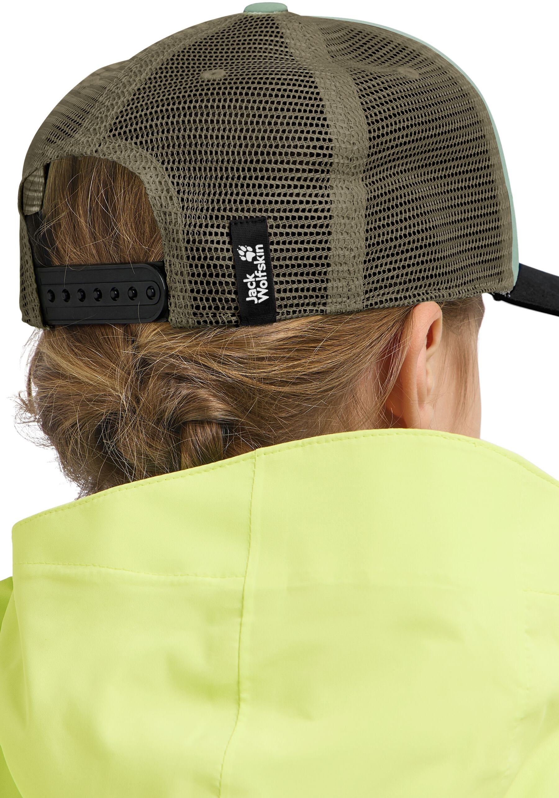 Кепка детская Jack Wolfskin Animal Mesh Cap K 1908565_T0546 зеленая фото 