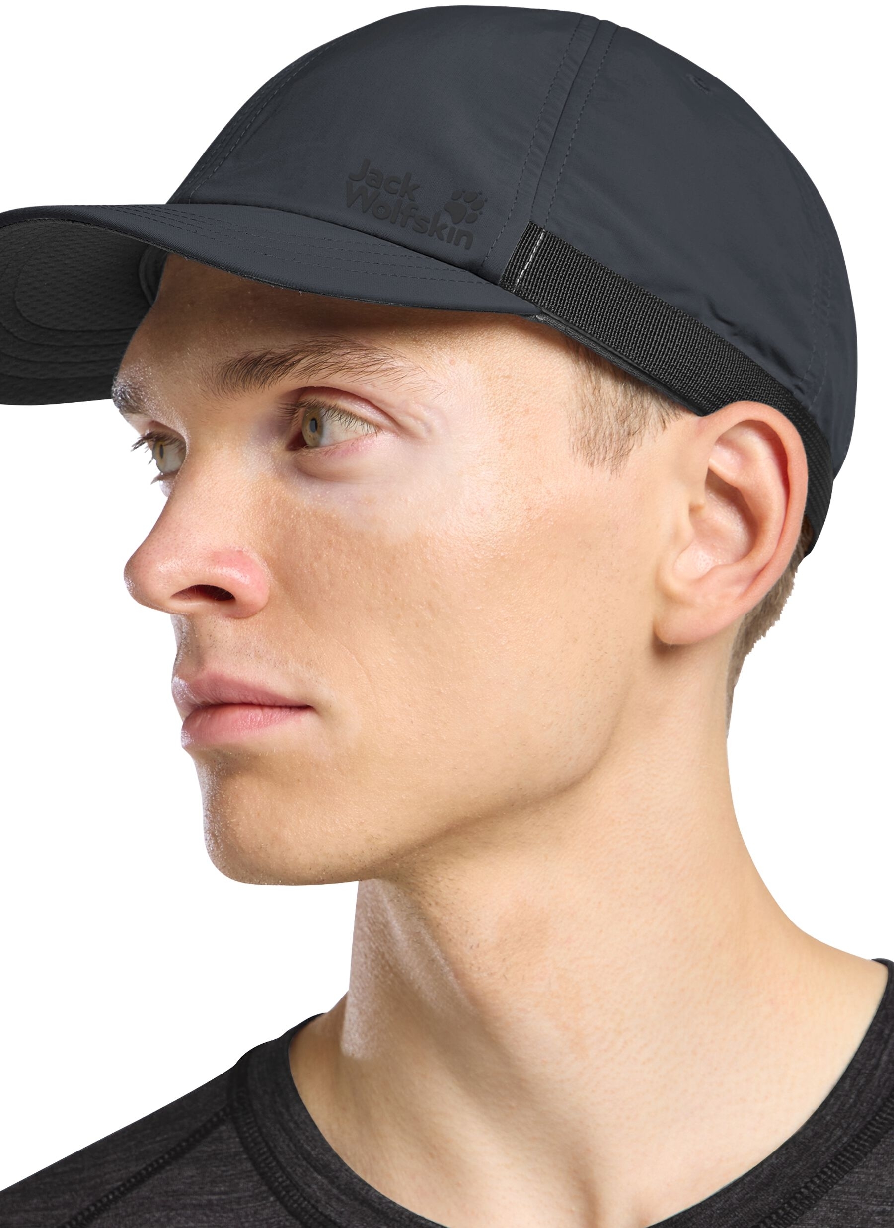 Кепка Jack Wolfskin Strap Cap 1910462_6350 темно-серая фото 