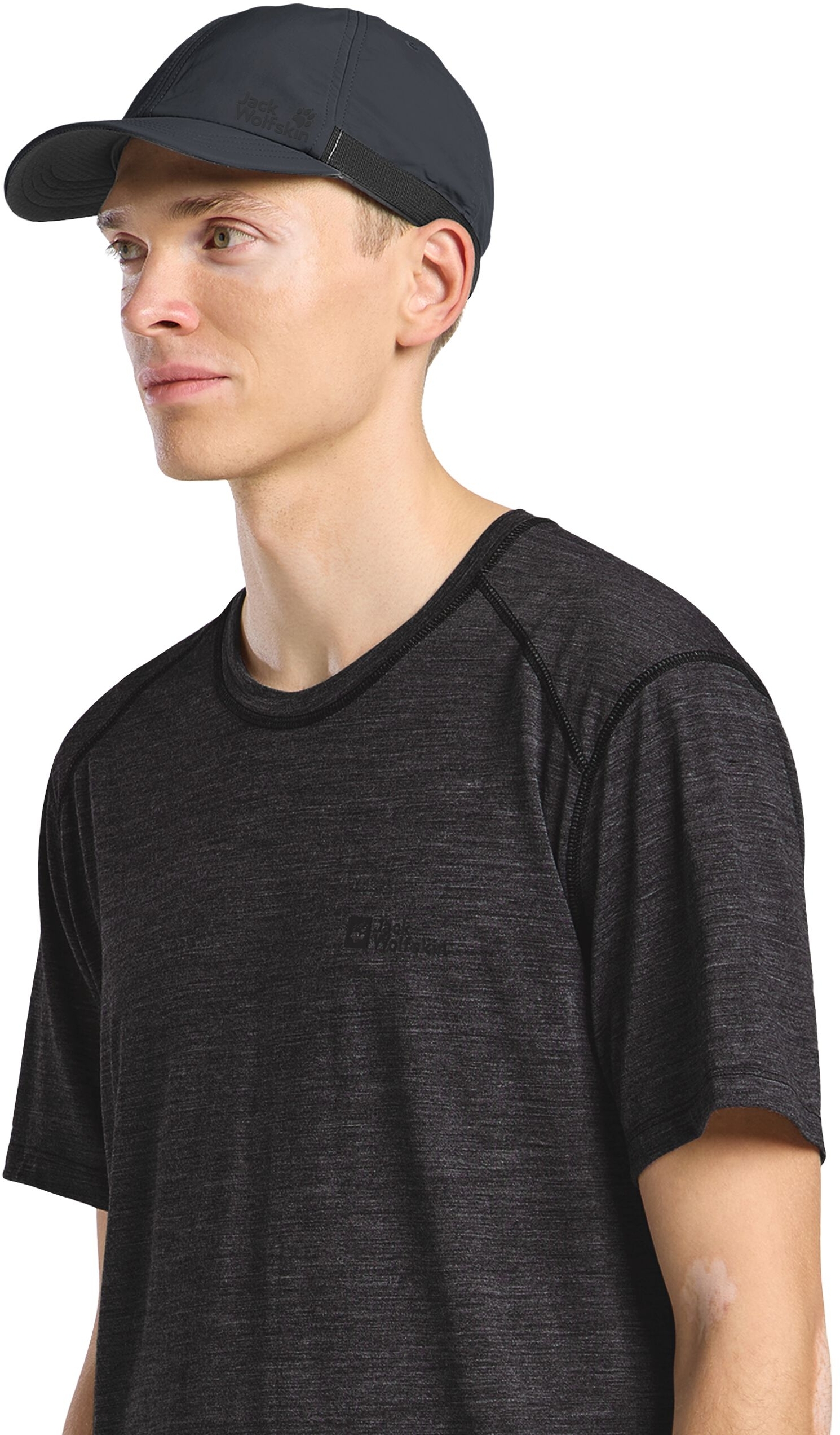 Кепка Jack Wolfskin Strap Cap 1910462_6350 темно-серая фото 