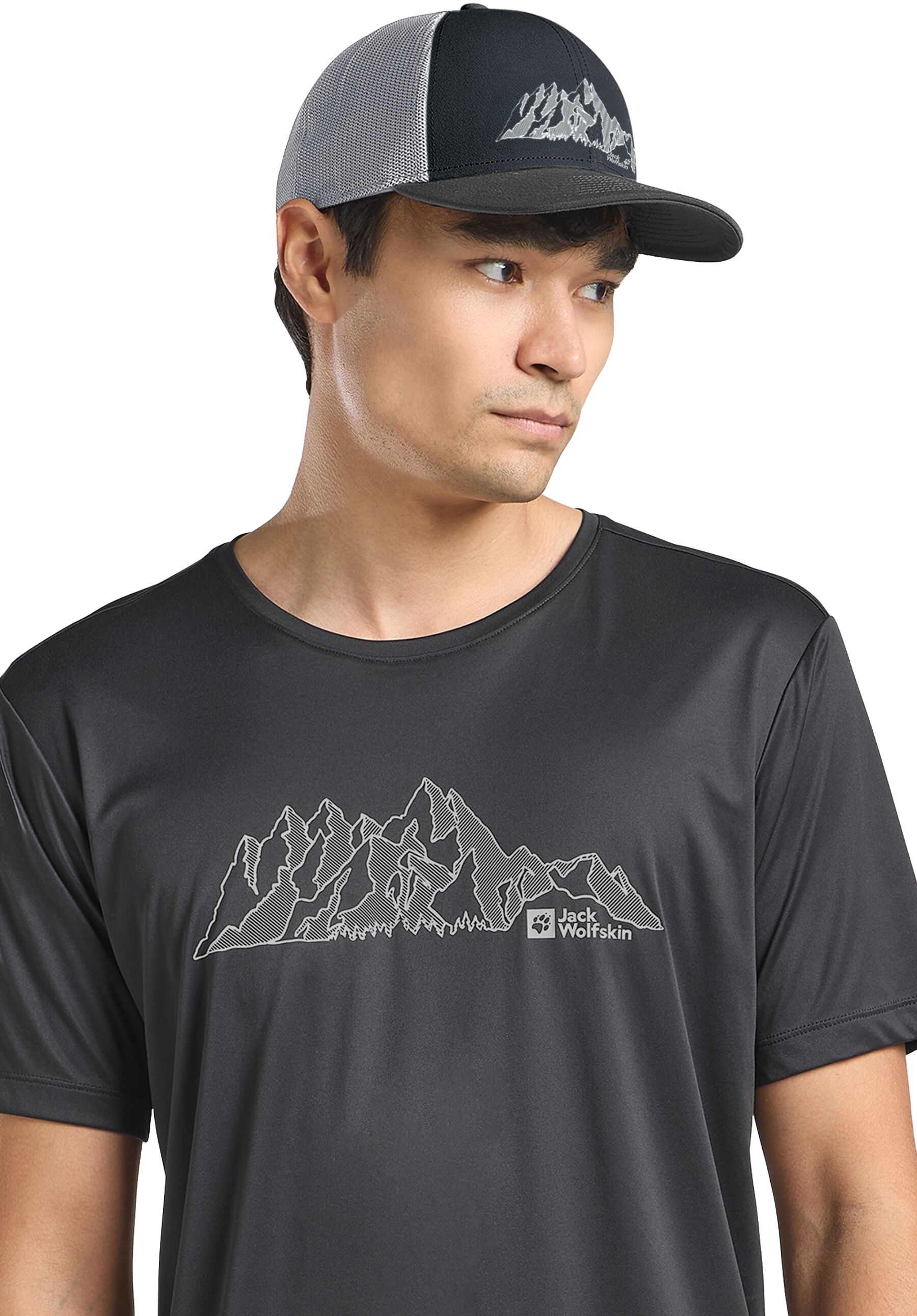 Кепка Jack Wolfskin Brand Cap 1911242_6350 темно-серая фото 