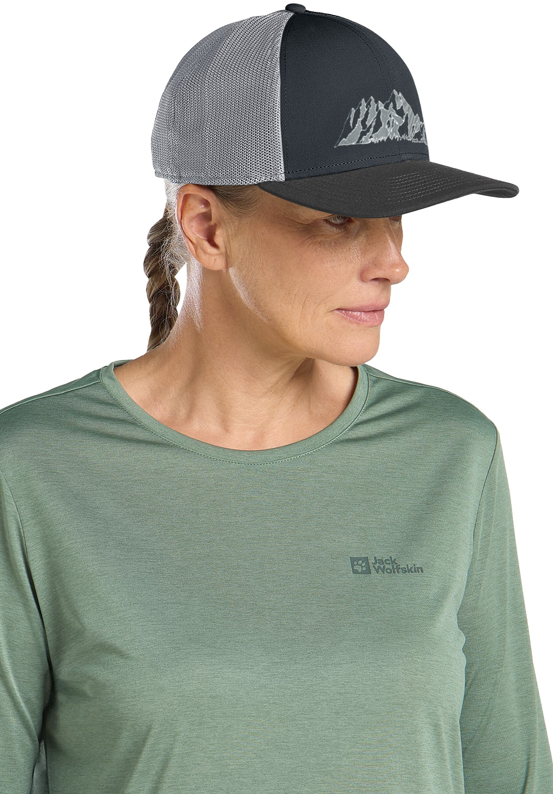 Кепка Jack Wolfskin Brand Cap 1911242_6350 темно-серая фото 