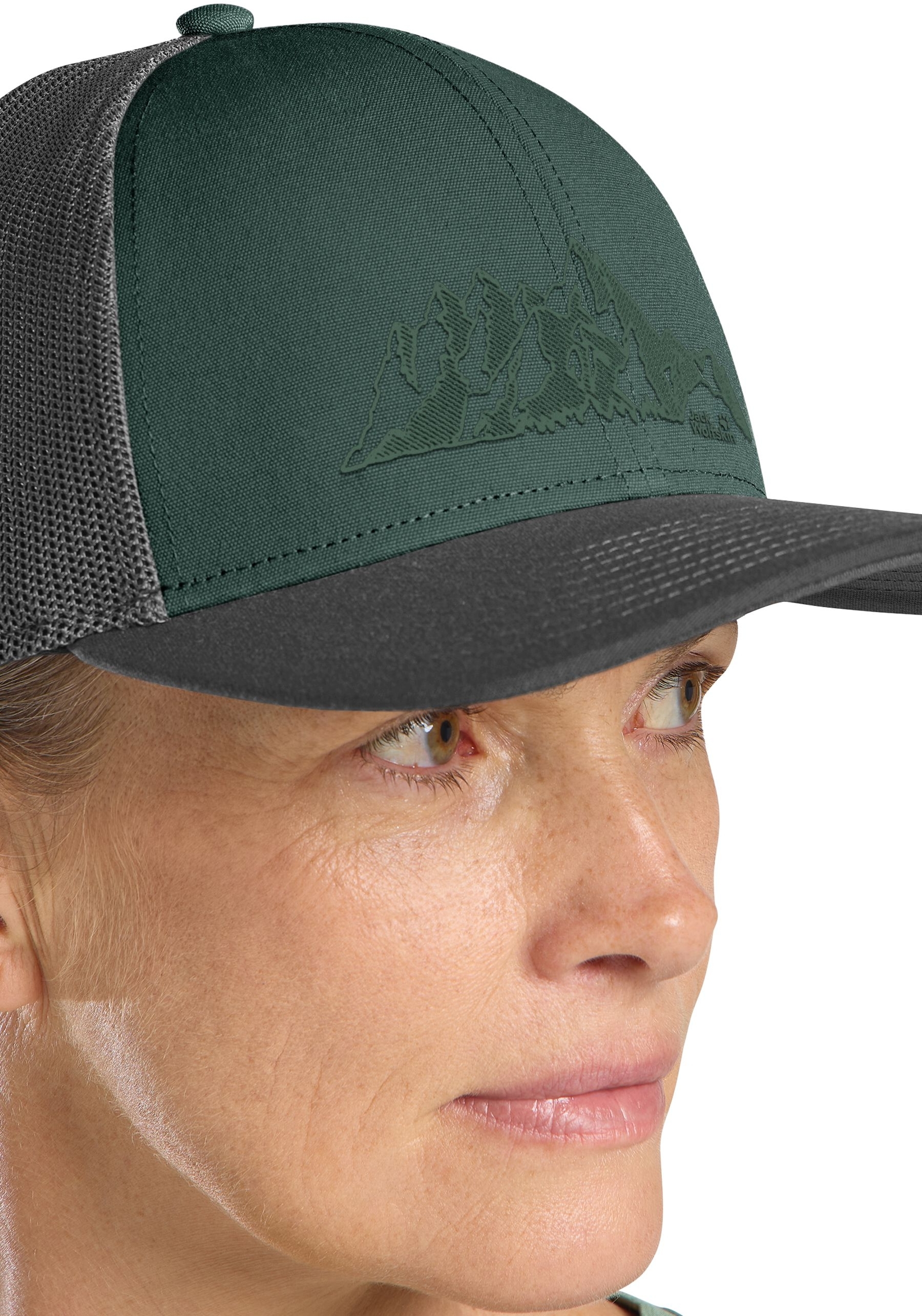 Кепка Jack Wolfskin Brand Cap 1911242_E0271 зеленая фото 