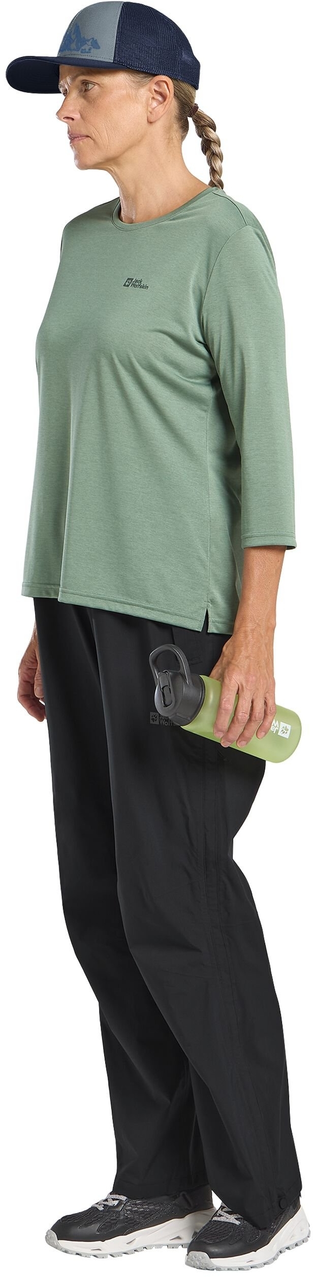 Кепка Jack Wolfskin Brand Cap 1911242_F0303 серо-синяя фото 