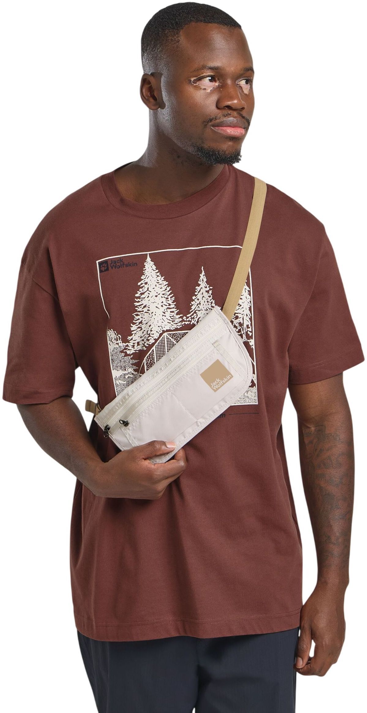 Сумка на пояс Jack Wolfskin Document Belt De Luxe 8006742_5629 бежевафото