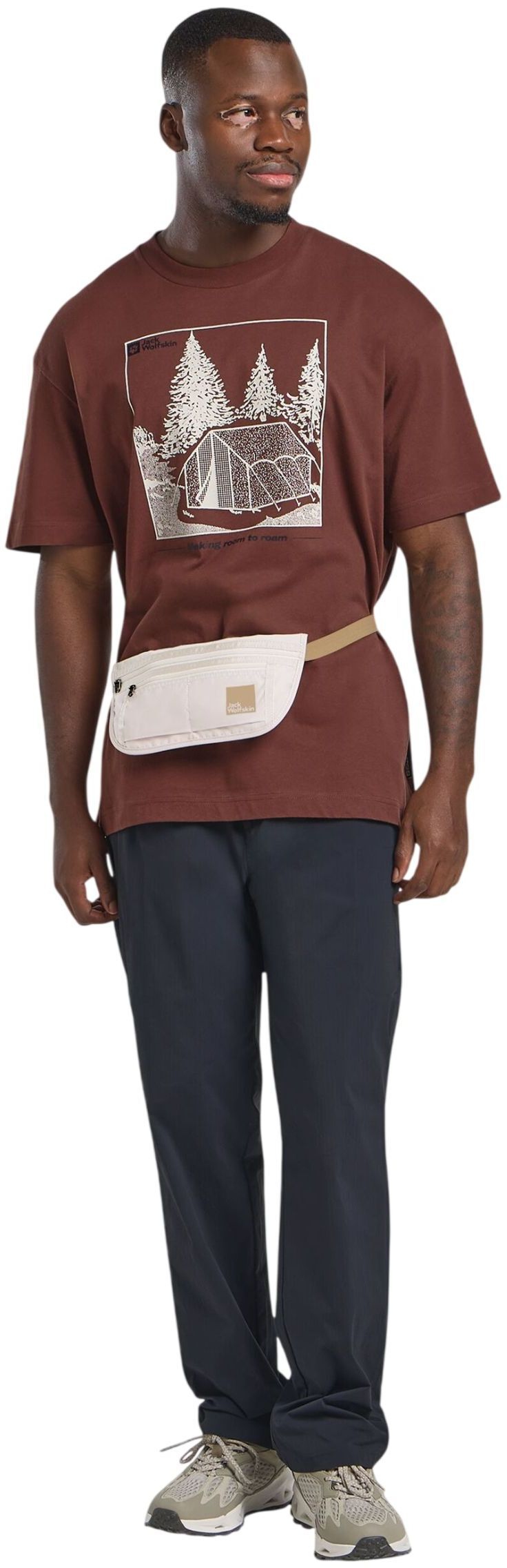 Сумка на пояс Jack Wolfskin Document Belt De Luxe 8006742_5629 бежевафото