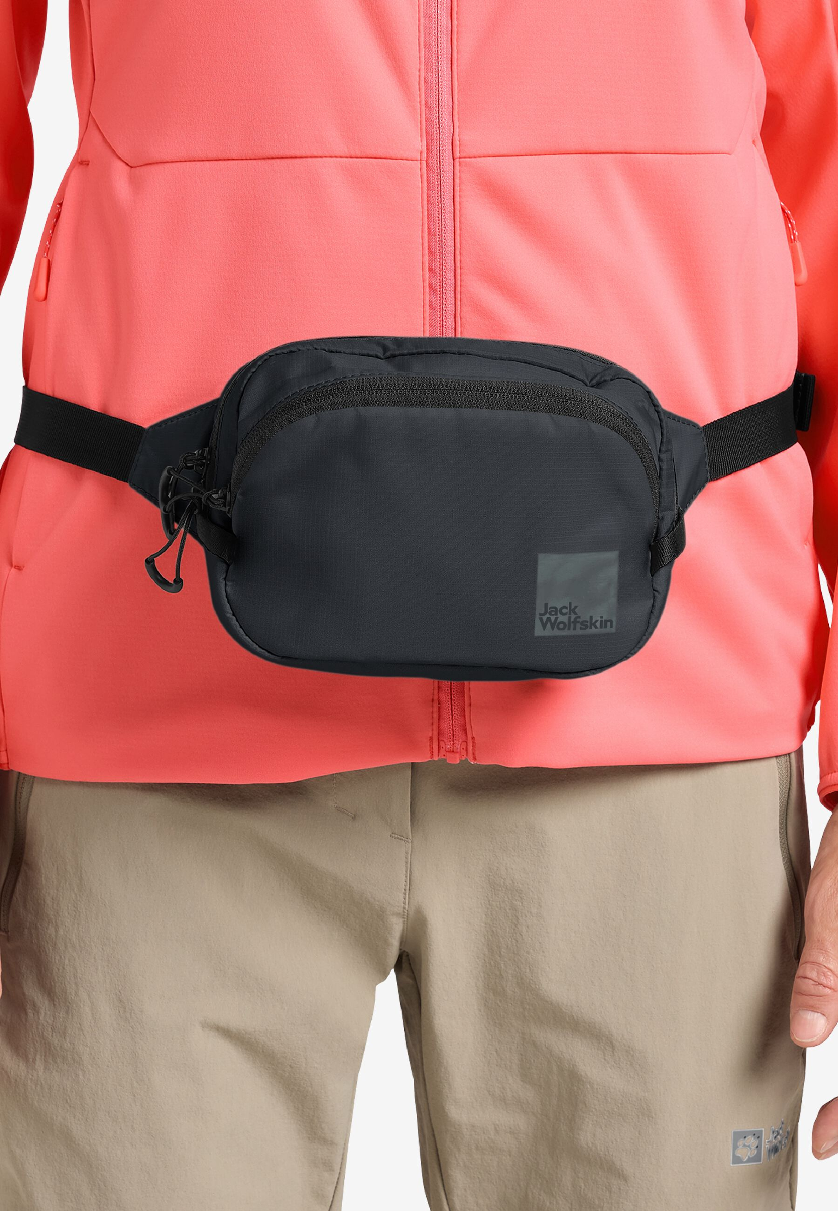 Сумка на пояс Jack Wolfskin Wandermood Hipbag 8007891_6350 темно-серая фото 