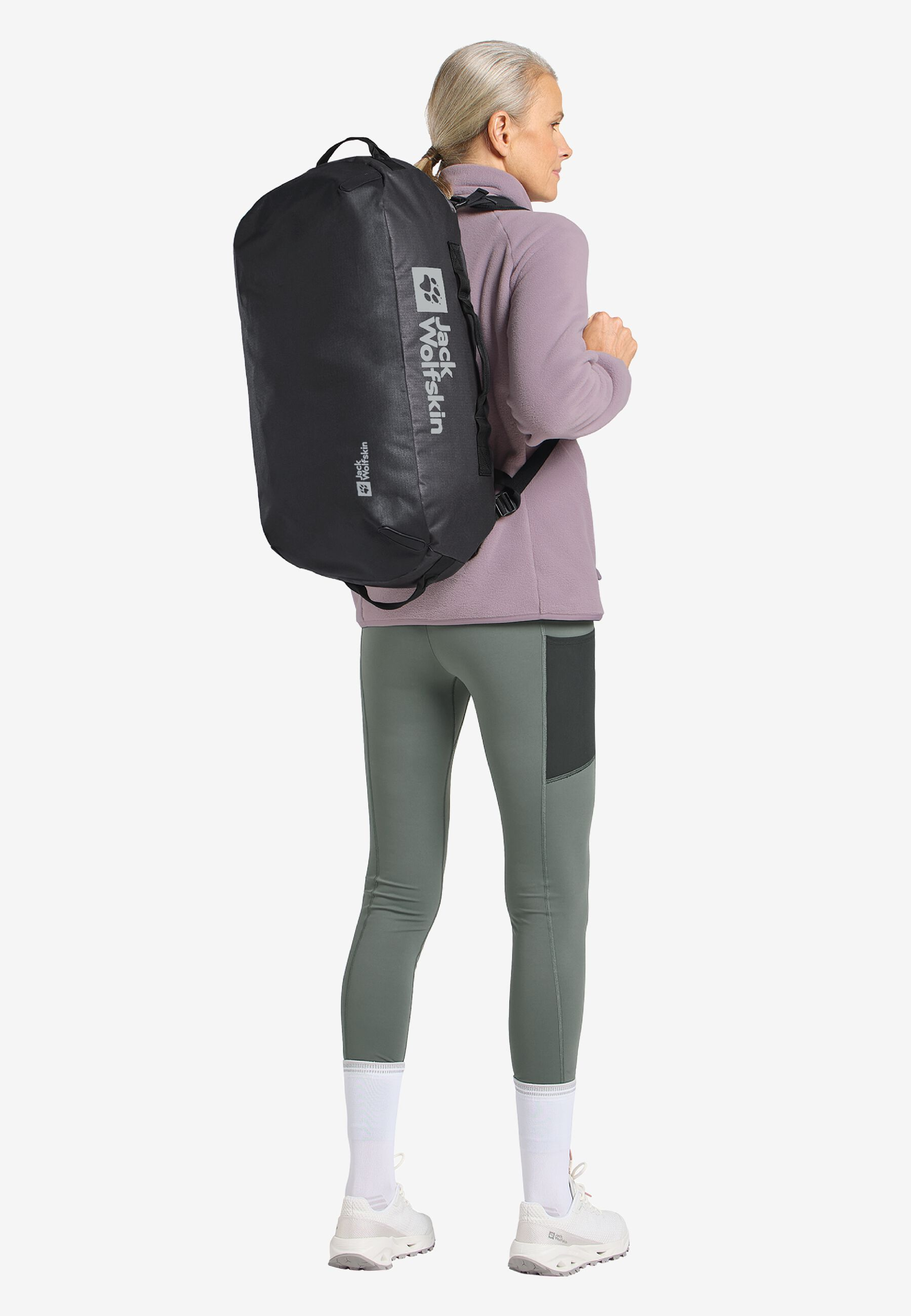 Сумка Jack Wolfskin All-In Duffle 35 A62110_6350 темно-серая фото 3