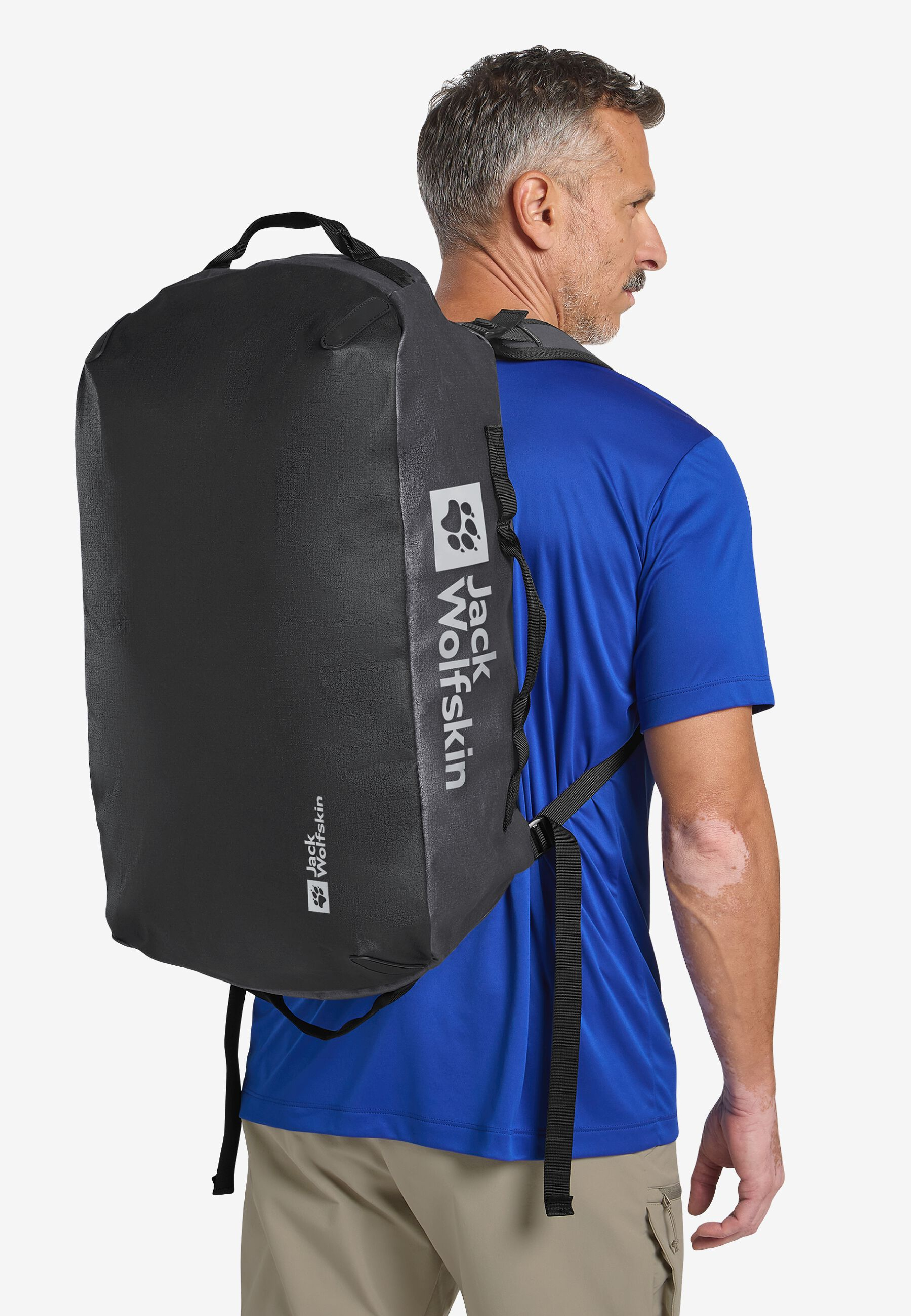 Сумка Jack Wolfskin All-In Duffle 45 A62111_6350 темно-серая фото 5