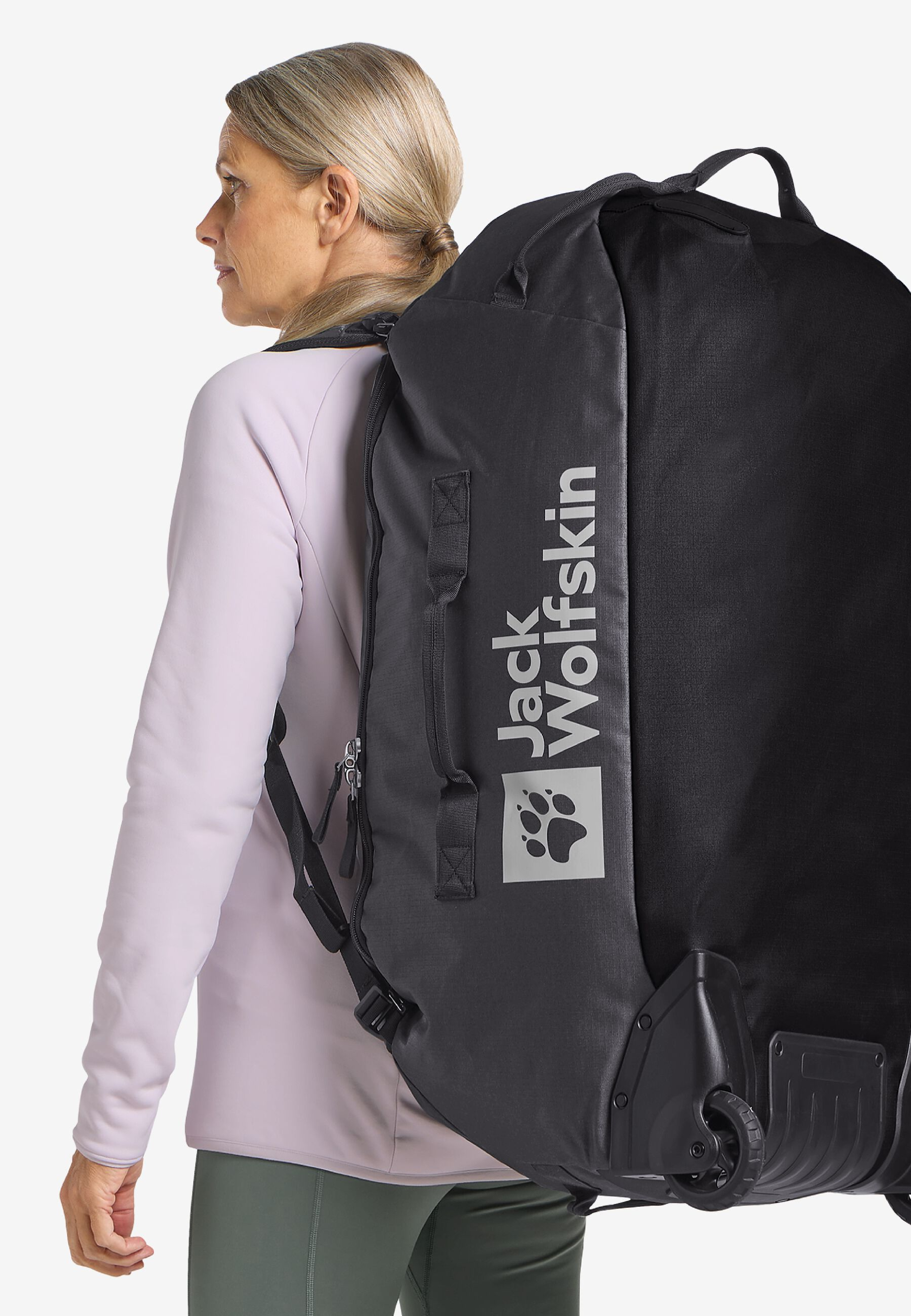 Сумка Jack Wolfskin All-In Duffle Wheeler 90 A62113_6350 темно-сірафото5