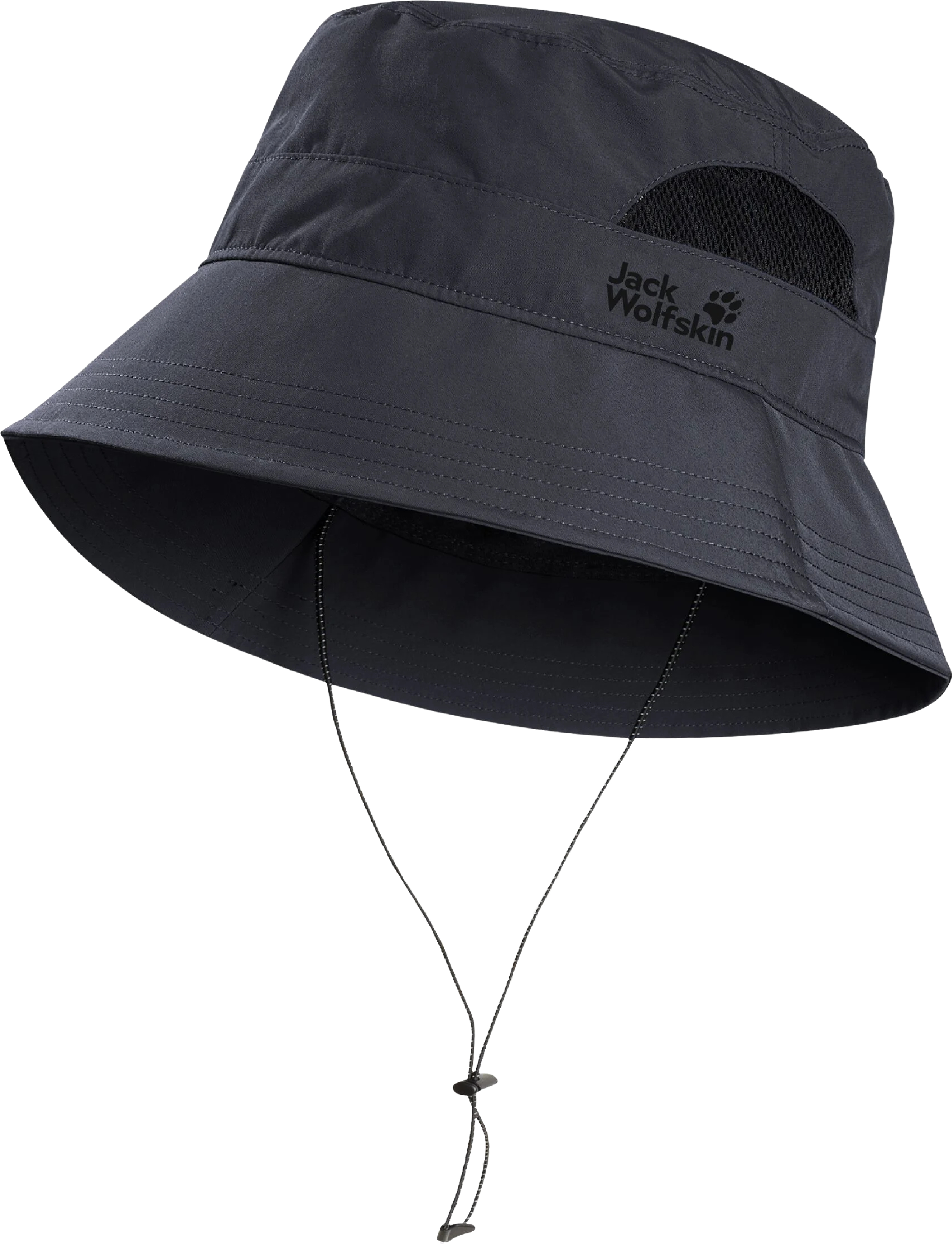 Панама Jack Wolfskin Vent Bucket Hat A64897_6352 L темно-серая фото 