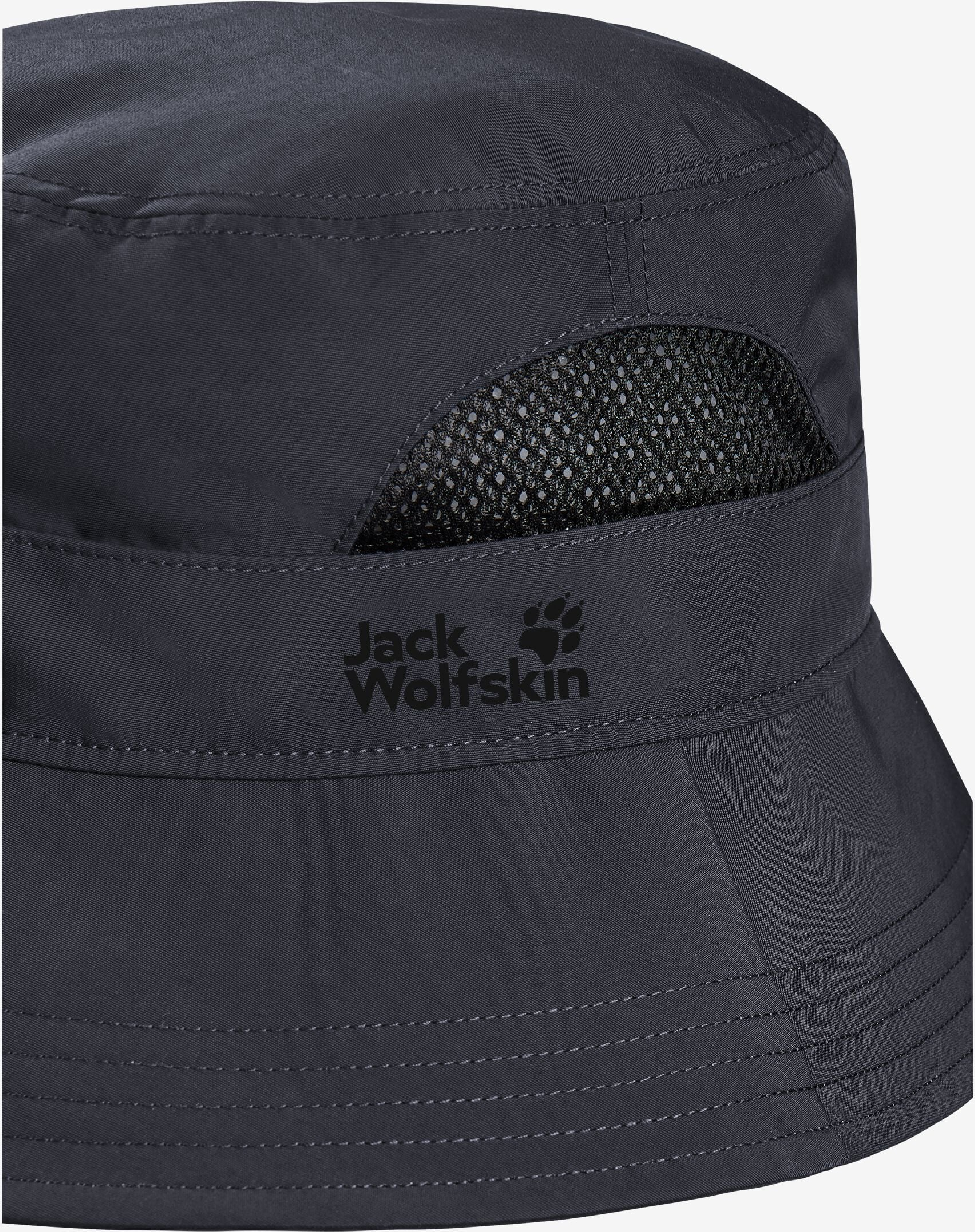 Панама Jack Wolfskin Vent Bucket Hat A64897_6352 L темно-серая фото 