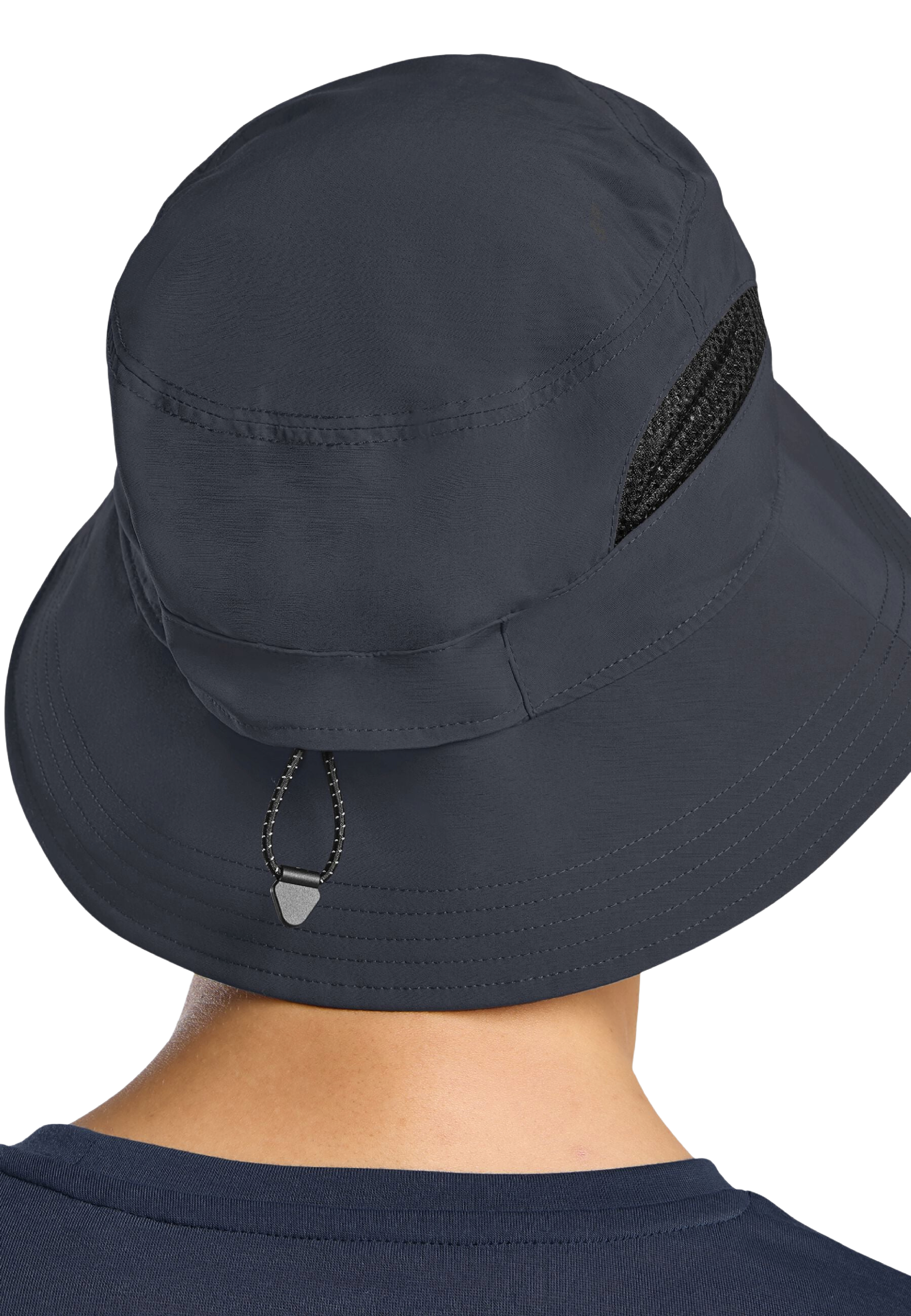 Панама Jack Wolfskin Vent Bucket Hat A64897_6352 M темно-серая фото 