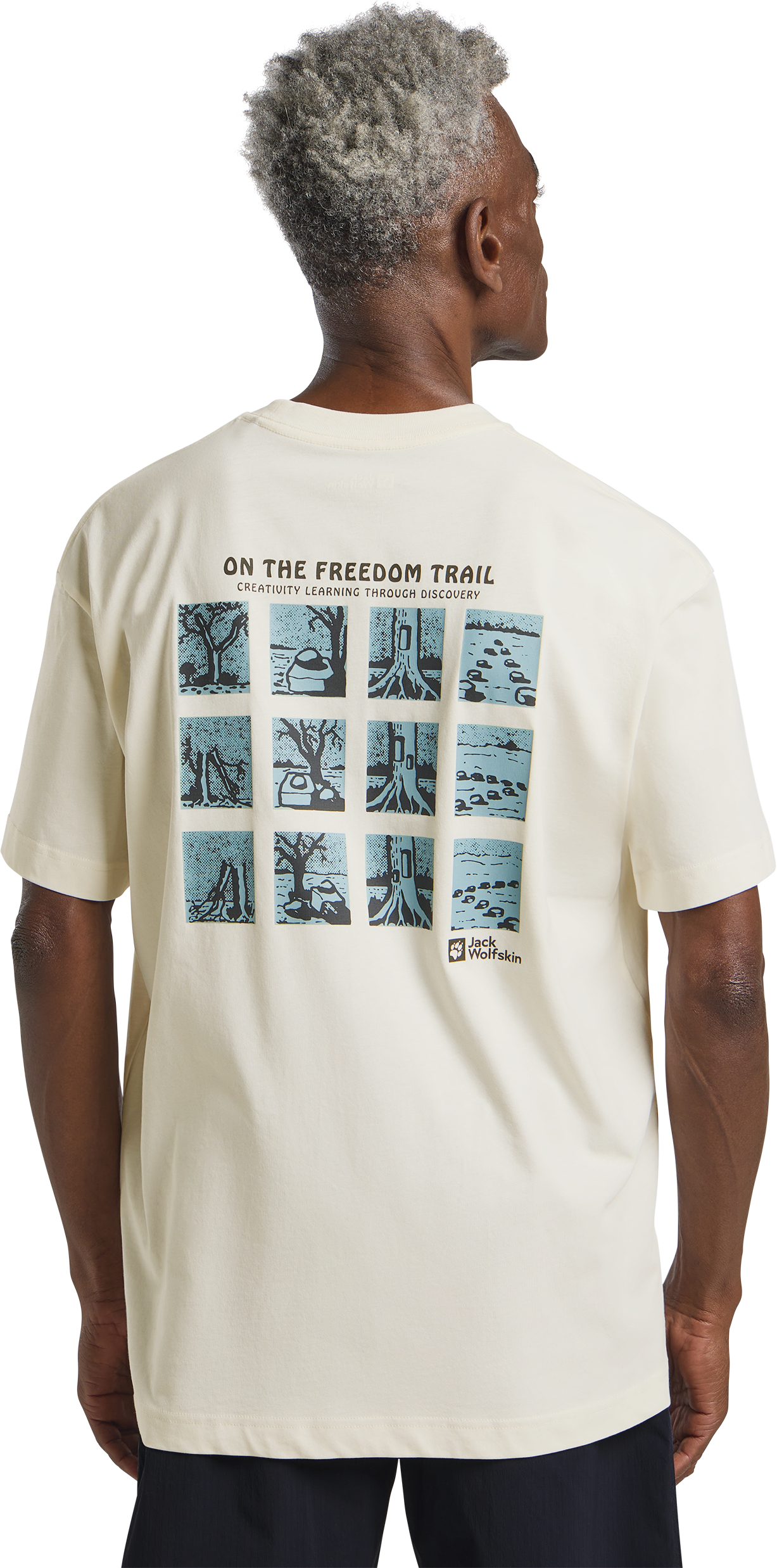 Футболка чоловіча Jack Wolfskin Trailblazer T M A63857_T0290 2XL білафото