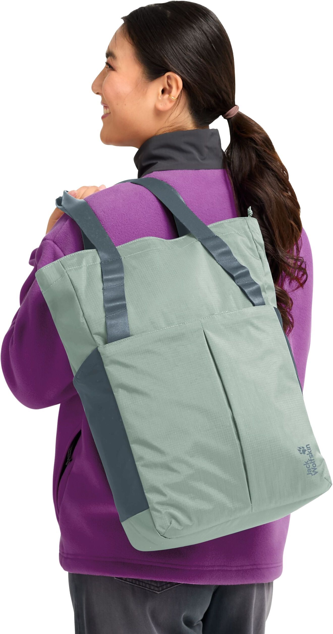 Сумка Jack Wolfskin Zoya 2In1 Tote A65732_E0272 зеленафото8