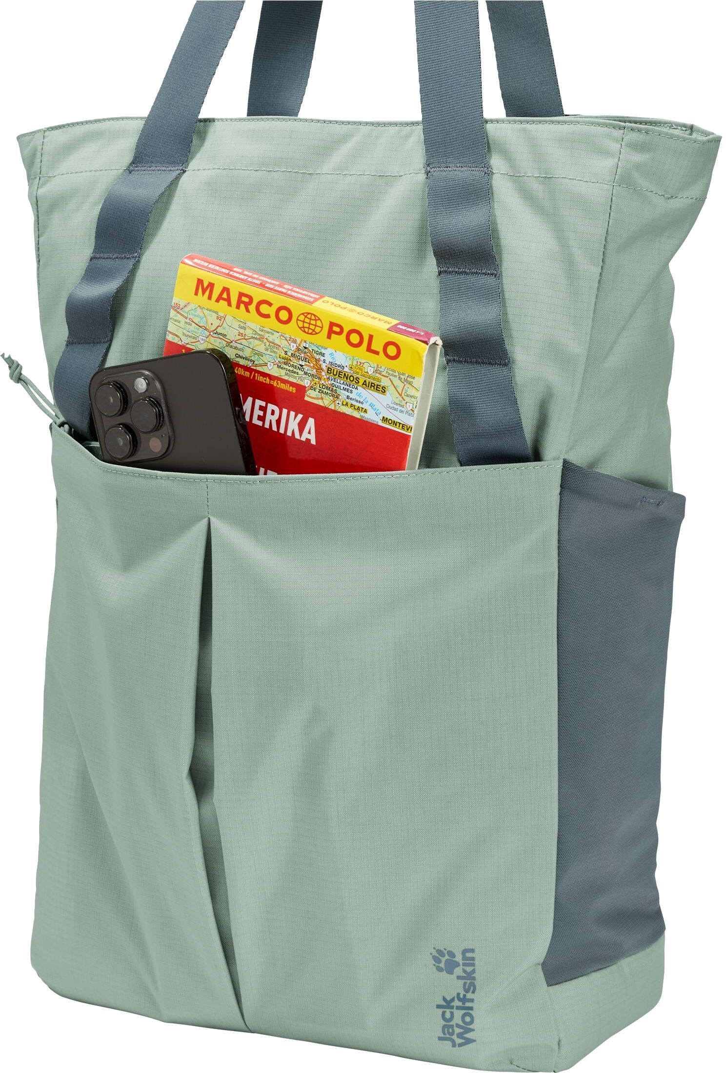 Сумка Jack Wolfskin Zoya 2In1 Tote A65732_E0272 зеленафото3