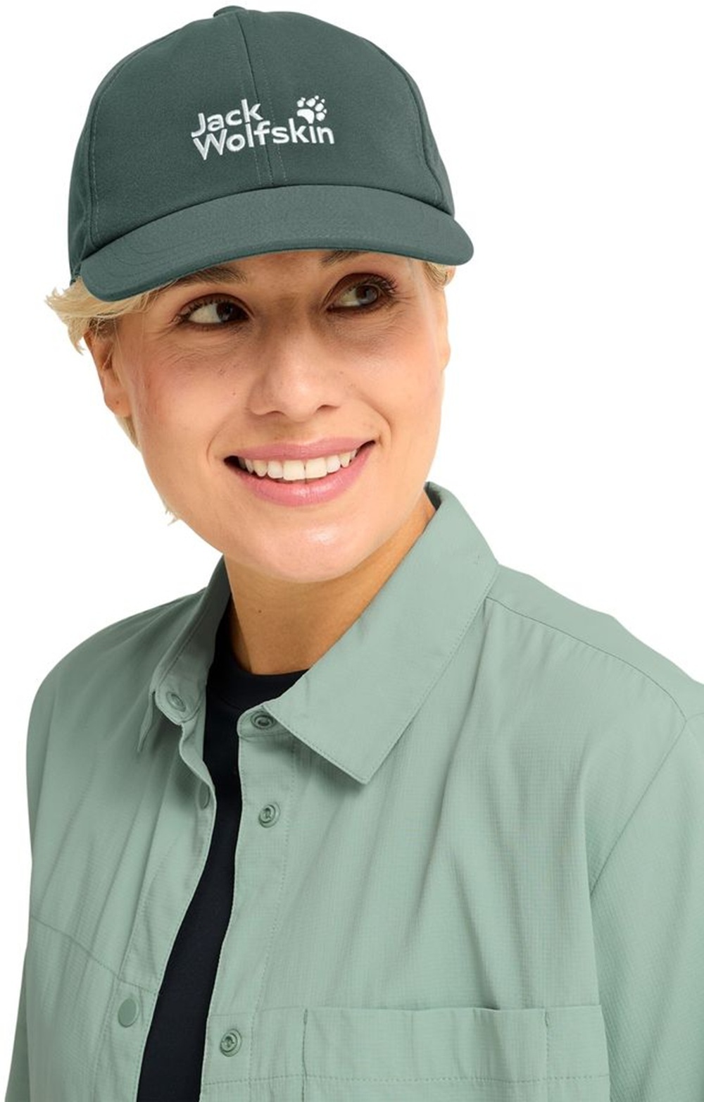 Кепка Jack Wolfskin Baseball Cap A65769_E0271 зеленая фото 