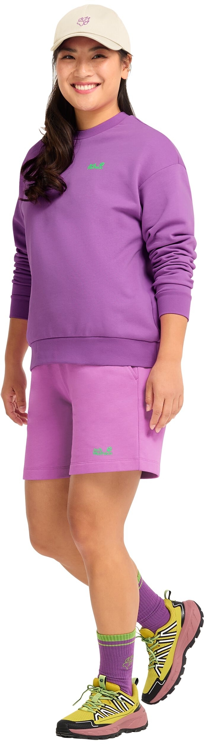 Кепка Jack Wolfskin Celebrate The Paw Cap A65772_A0084 бежевая фото 7