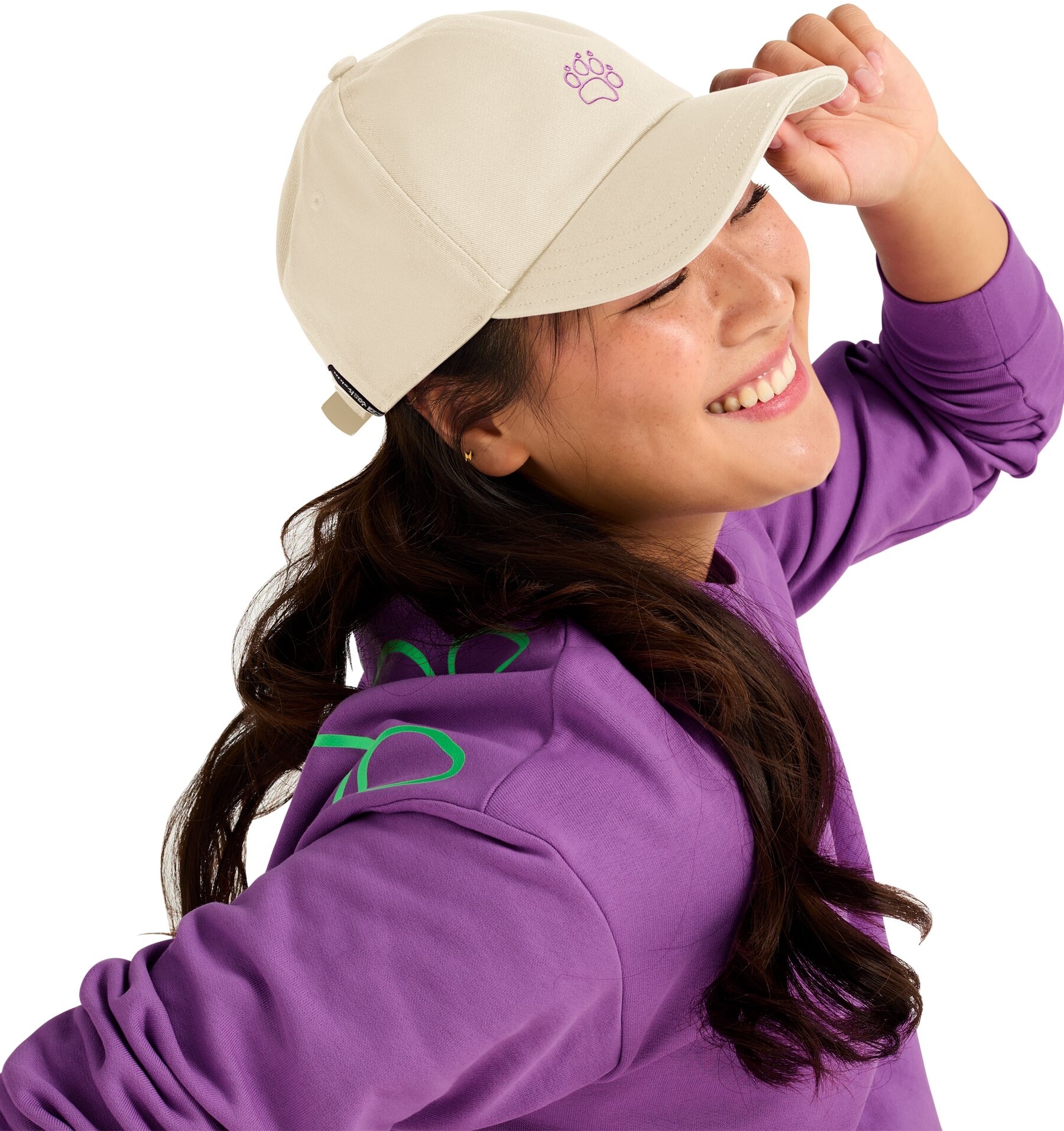 Кепка Jack Wolfskin Celebrate The Paw Cap A65772_A0084 бежевая фото 10