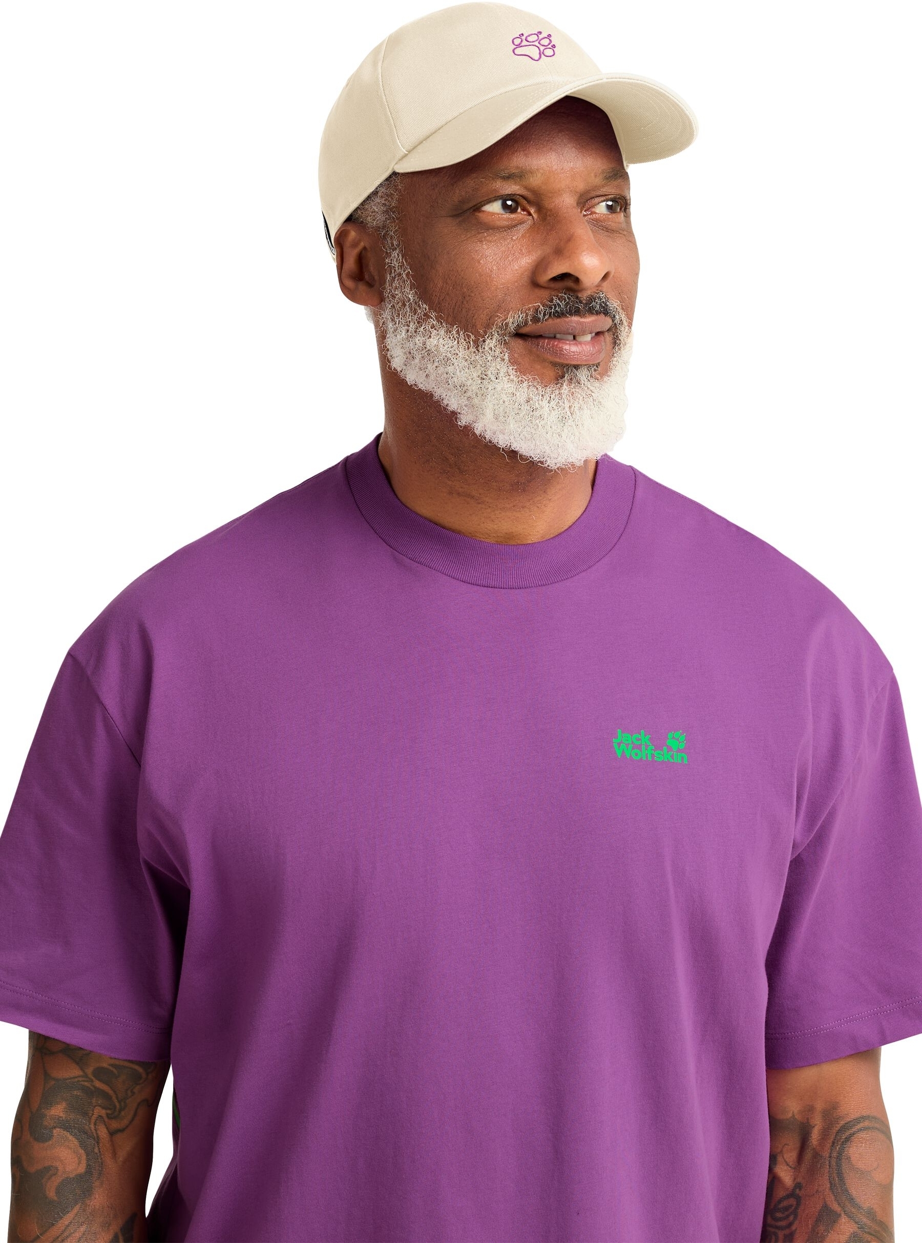 Кепка Jack Wolfskin Celebrate The Paw Cap A65772_A0084 бежевая фото 4