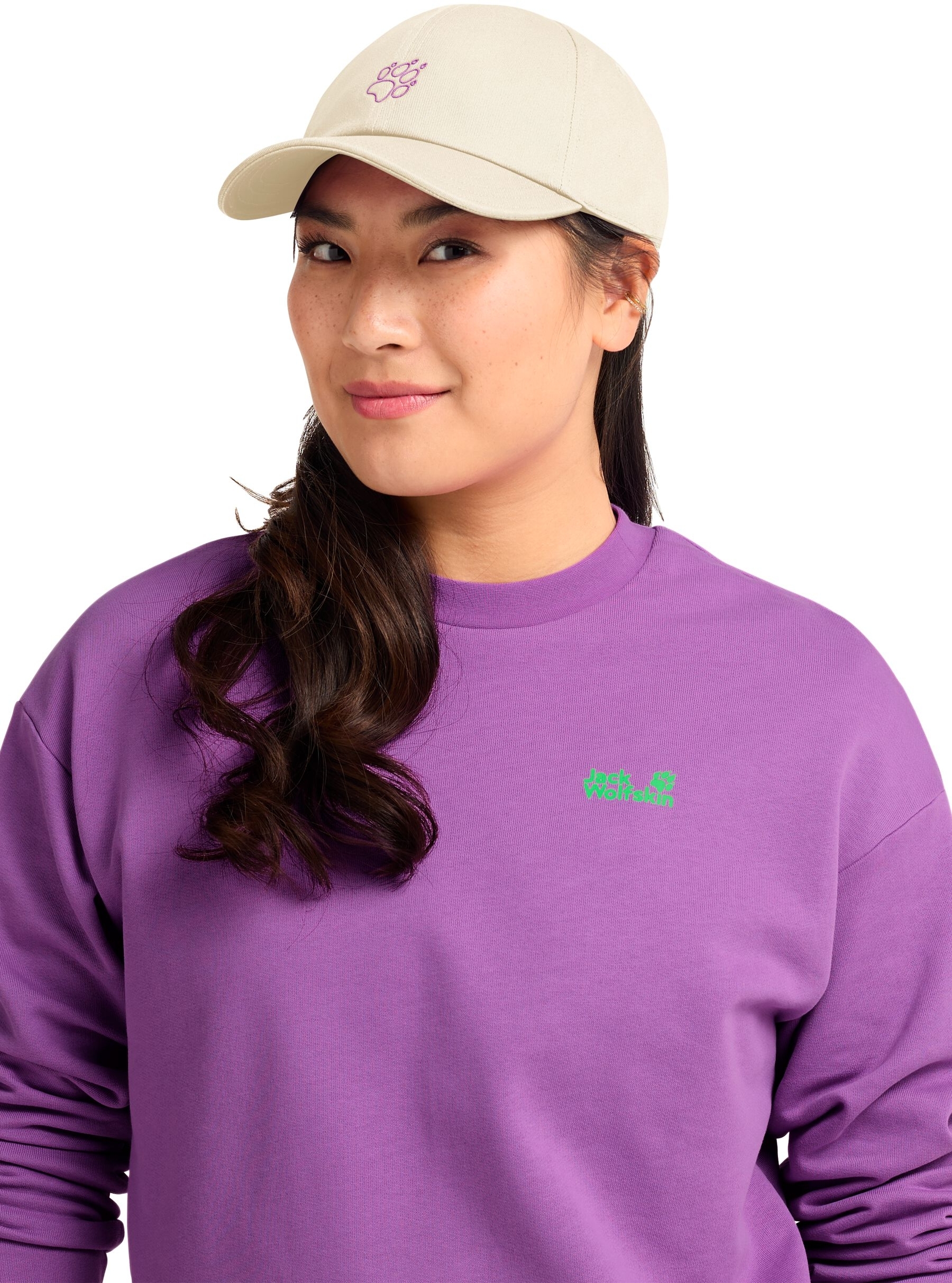 Кепка Jack Wolfskin Celebrate The Paw Cap A65772_A0084 бежевая фото 5